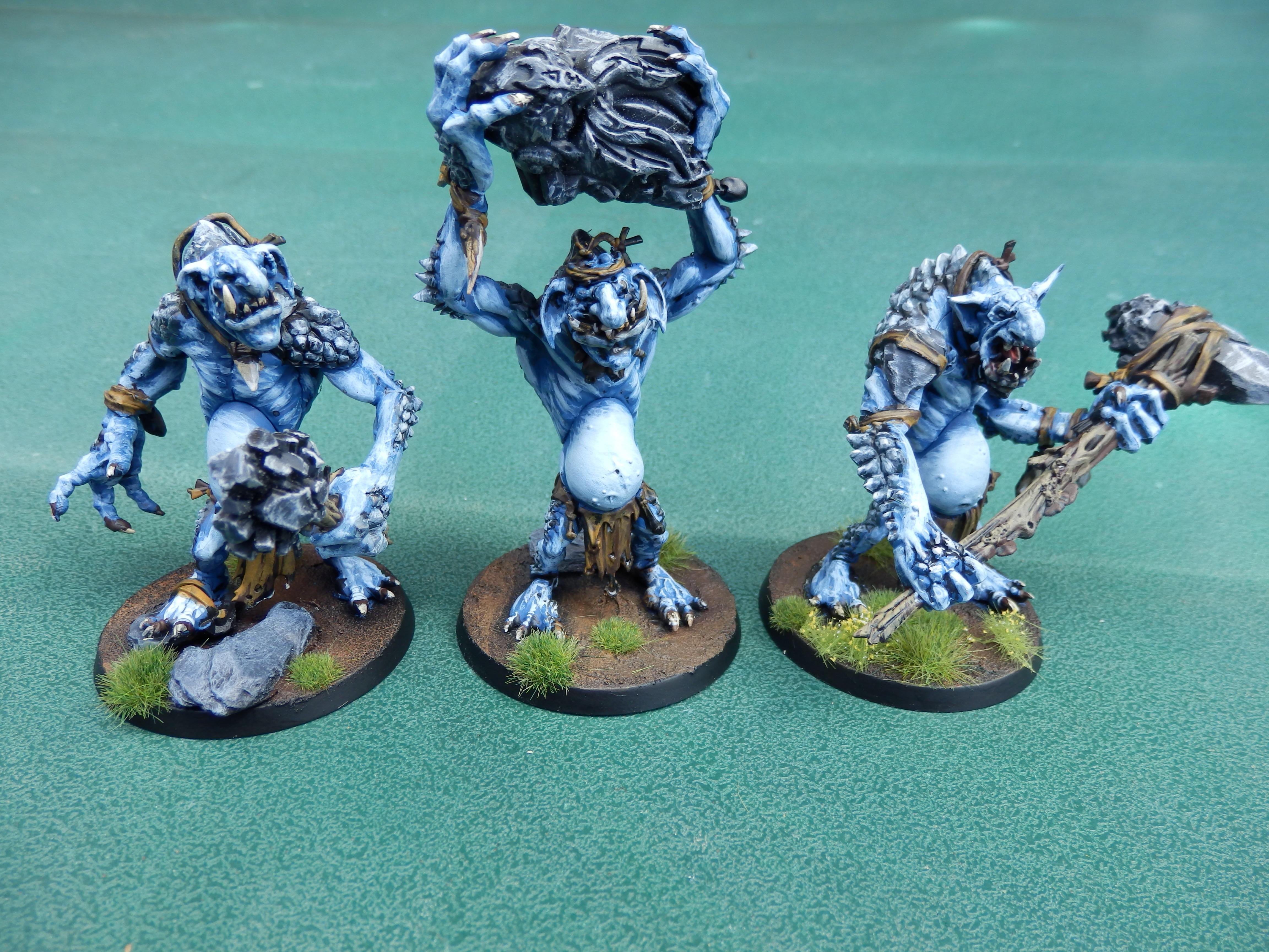 Gloomspite Gitz, Rock Troll, Rockgut Troggoths, Troll