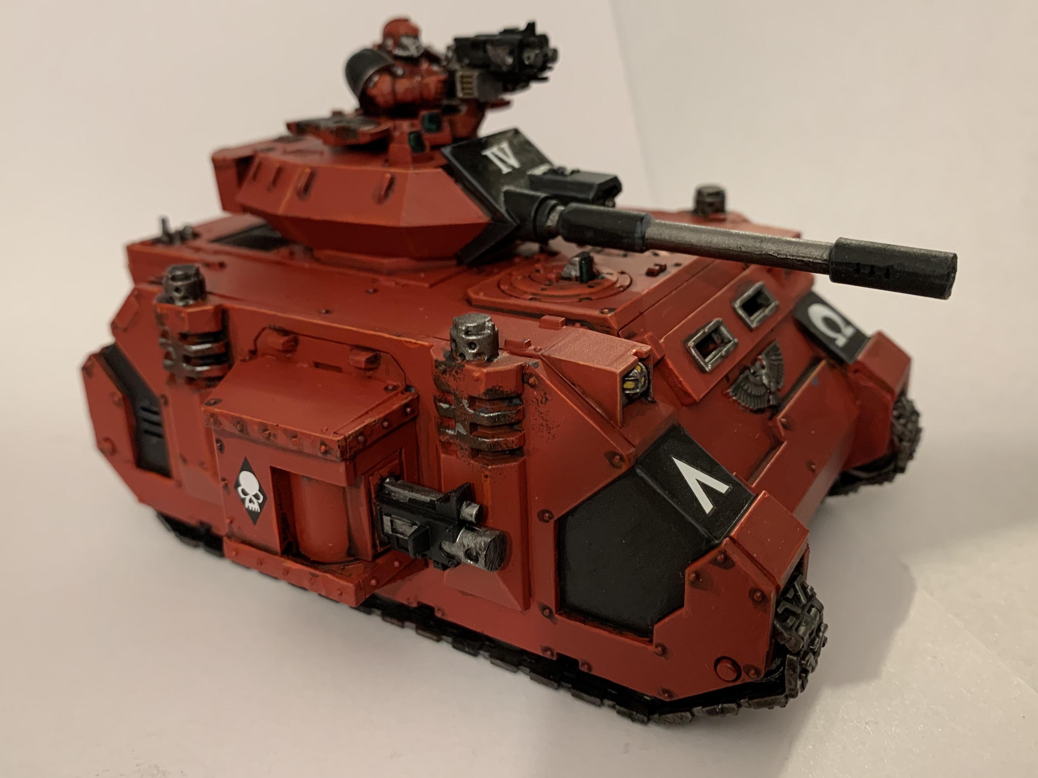 Brothers Penitent, Chapter, Predator Tank, Red, Space Marines, Tank