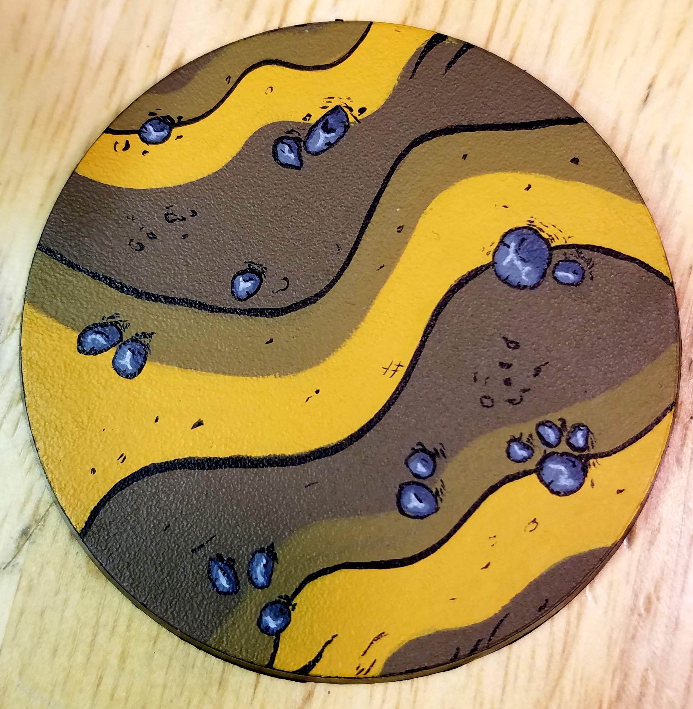 Cartoon desert base