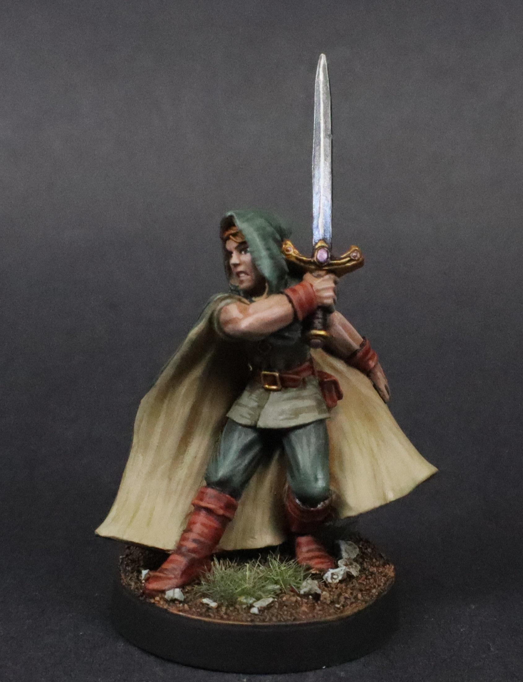 Rebel Miniatures Painted Gorm The Ranger 28mm Dark Hold (metal Miniature)