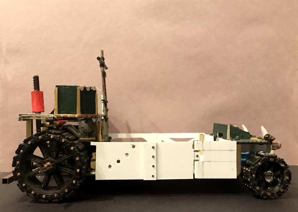 2nd Edition, Battlewagon, Conversion, Orks, Plasticard, Scratch Build, Trukk, Warhammer 40,000