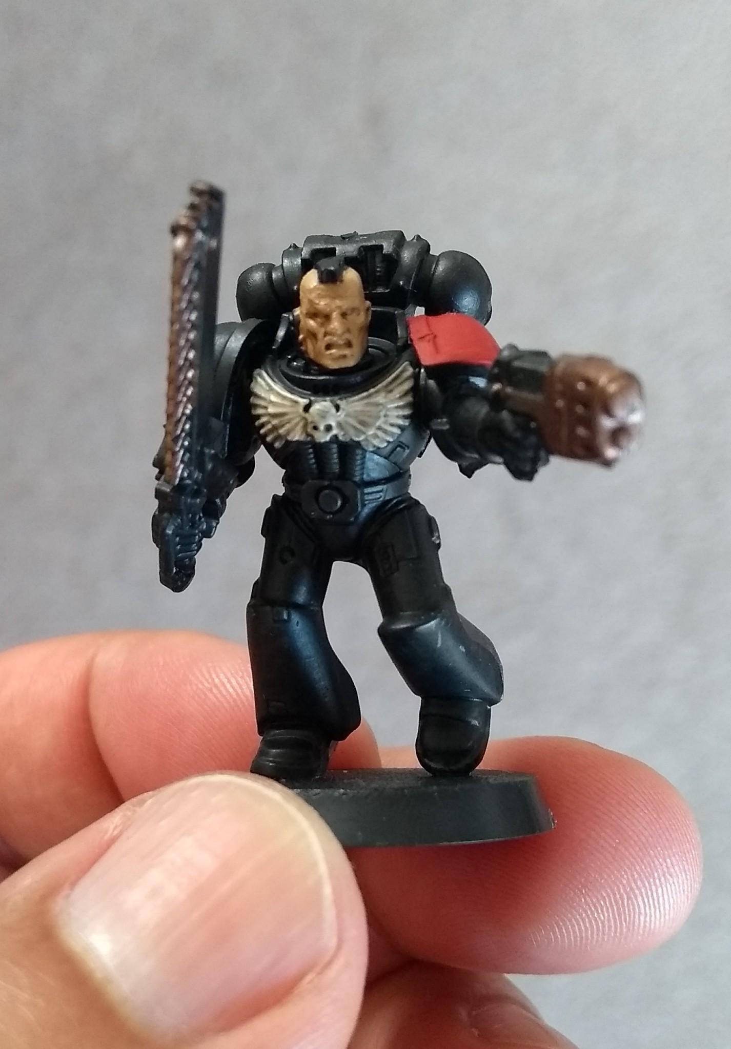 Assault Marine with Plasma Pistol and Chainsword