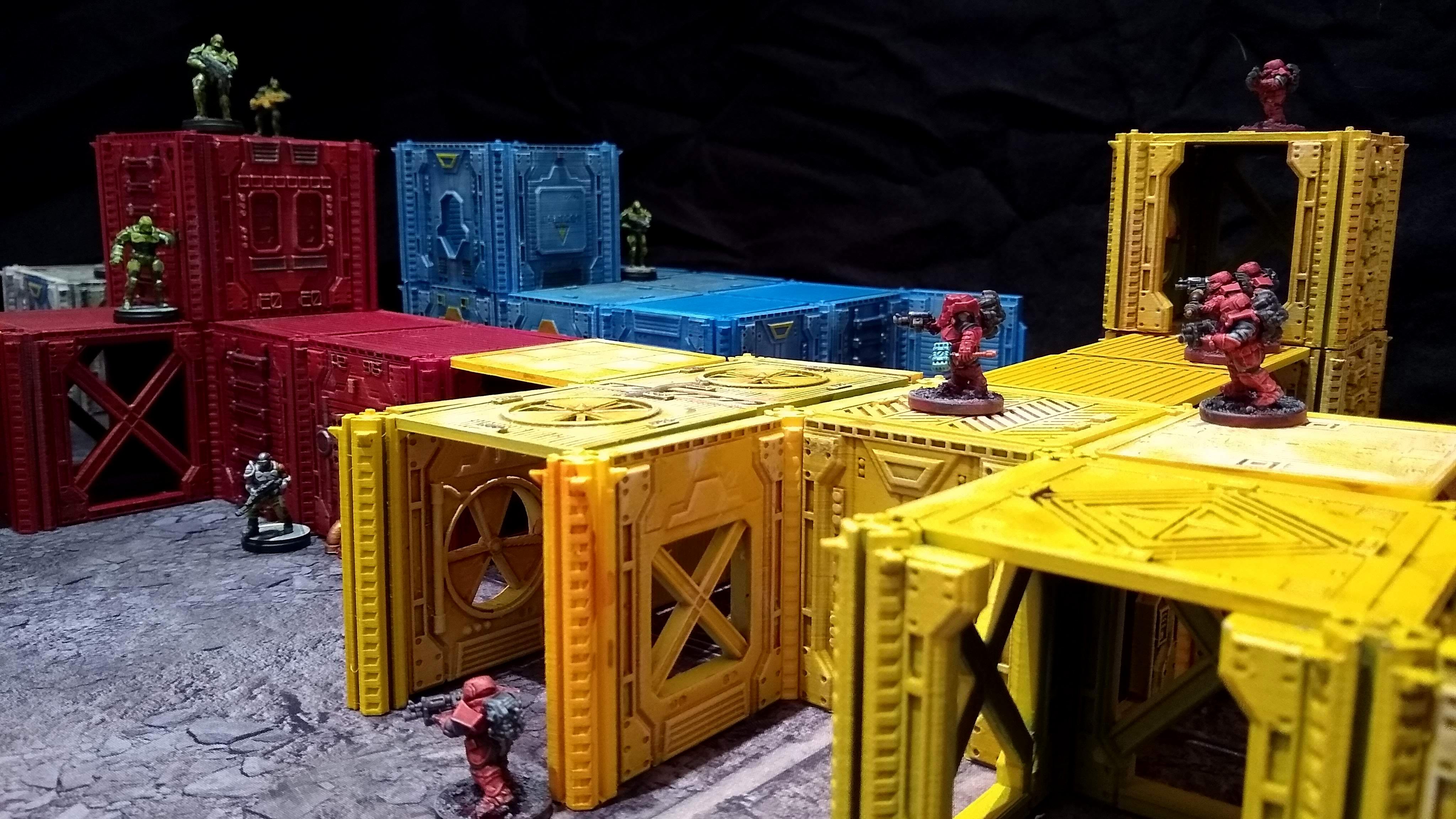 3d, Corvus, Games, Isolation, Kickstarter, Modular, Printable, Protocol, Terrain