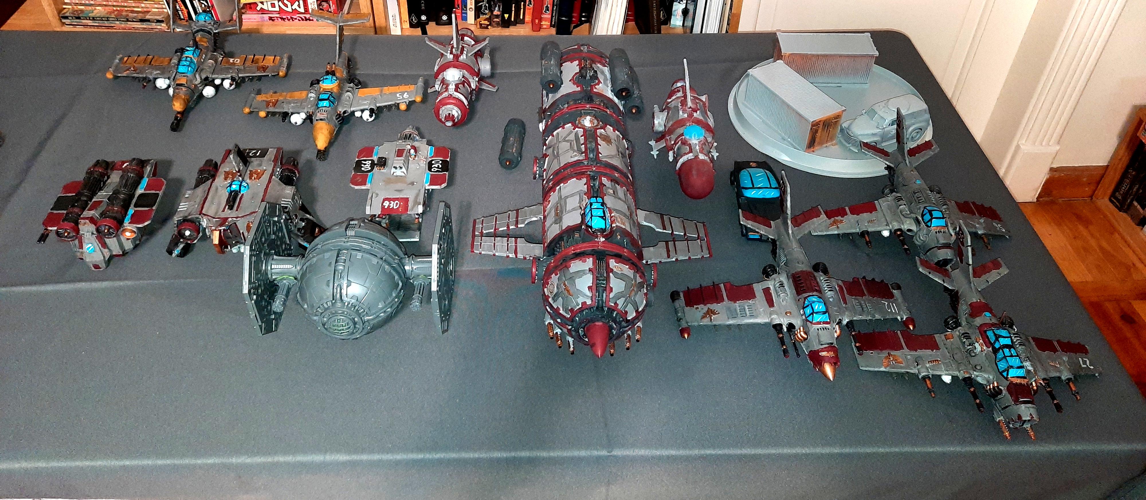 Air Force, Bomber, Counts As, Dakkajet, Fliers, Imperial Guard, Shuttle, Thunderbolt