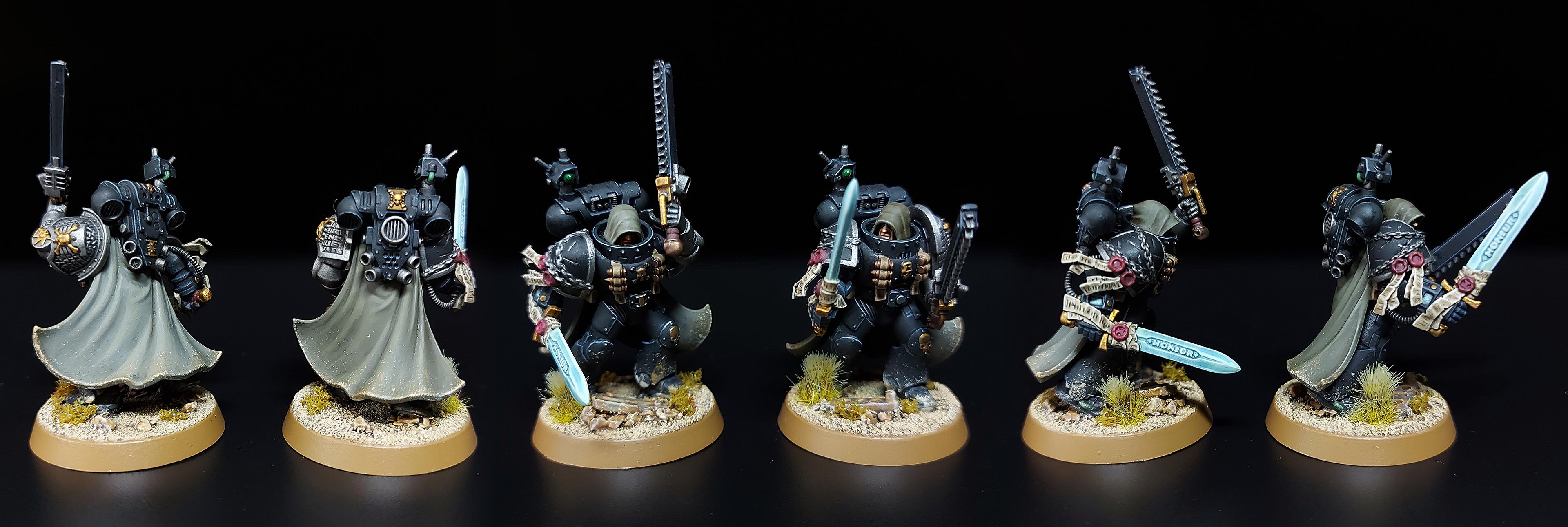 Black Shield, Chainsword, Deathwatch, Kill Team, Space, Space Marines, Veteran