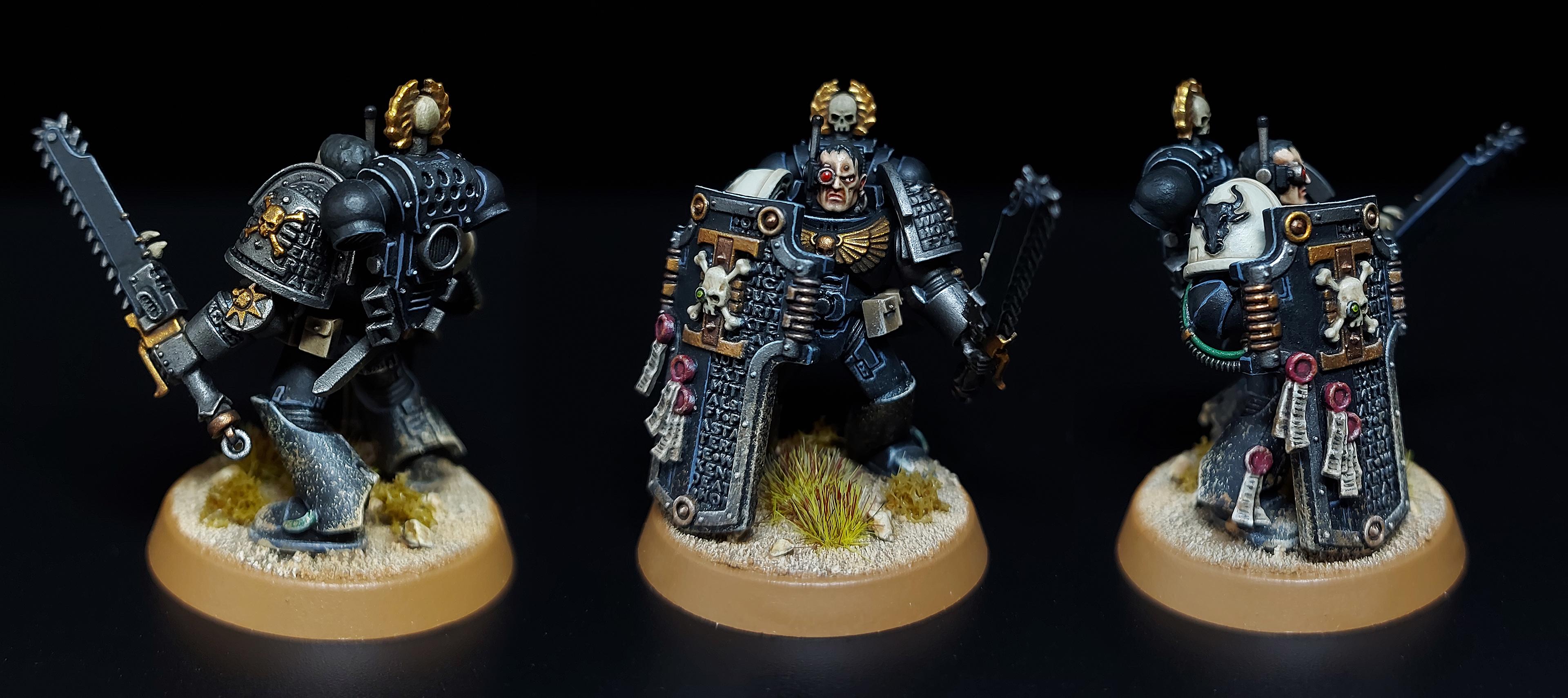 Conversion, Deathwatch, Kit Bash, Space, Space Marines, Sqaud, Storm Shield, Tactical, Veteran