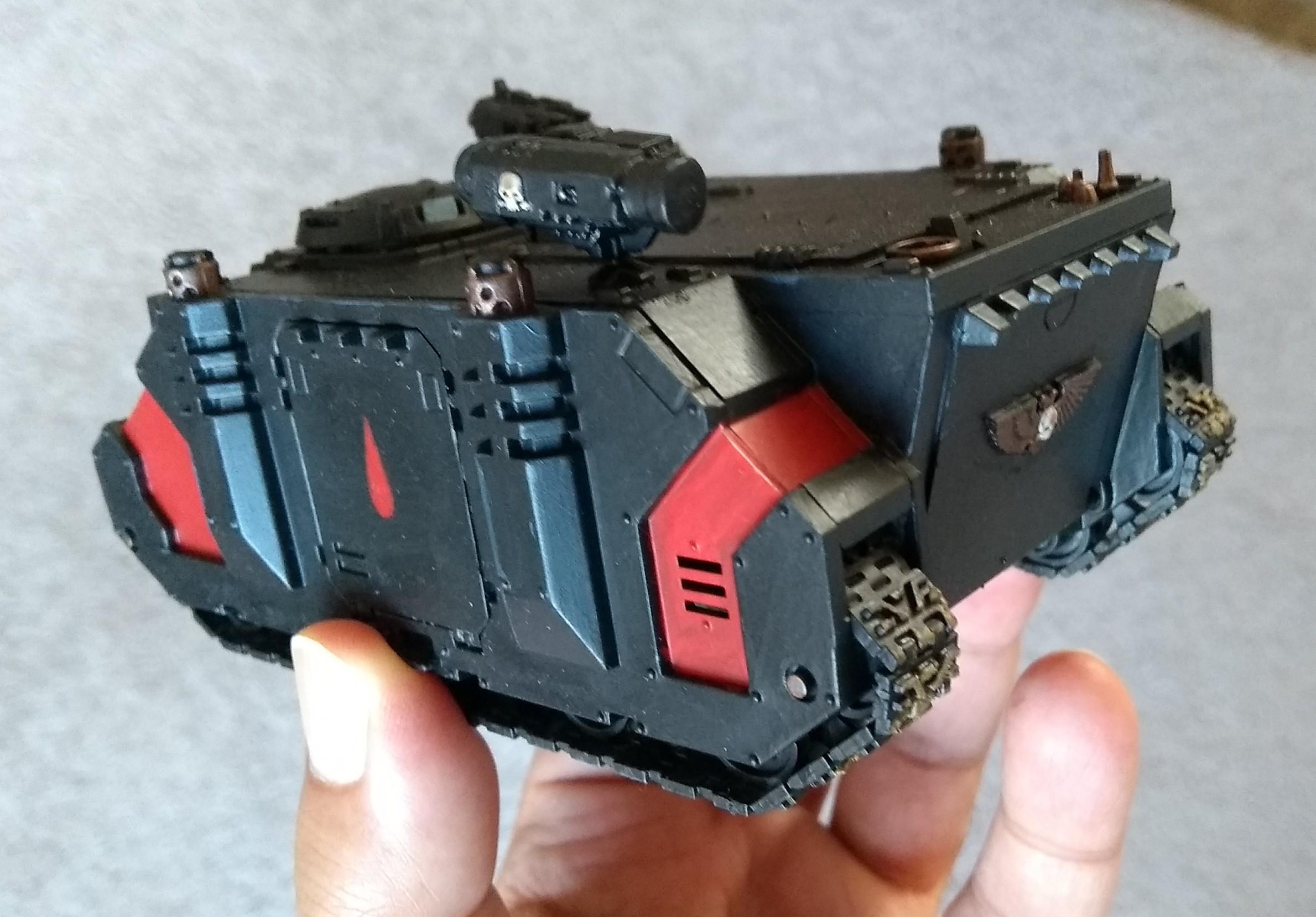 Completed Rhino rear 3/4 view