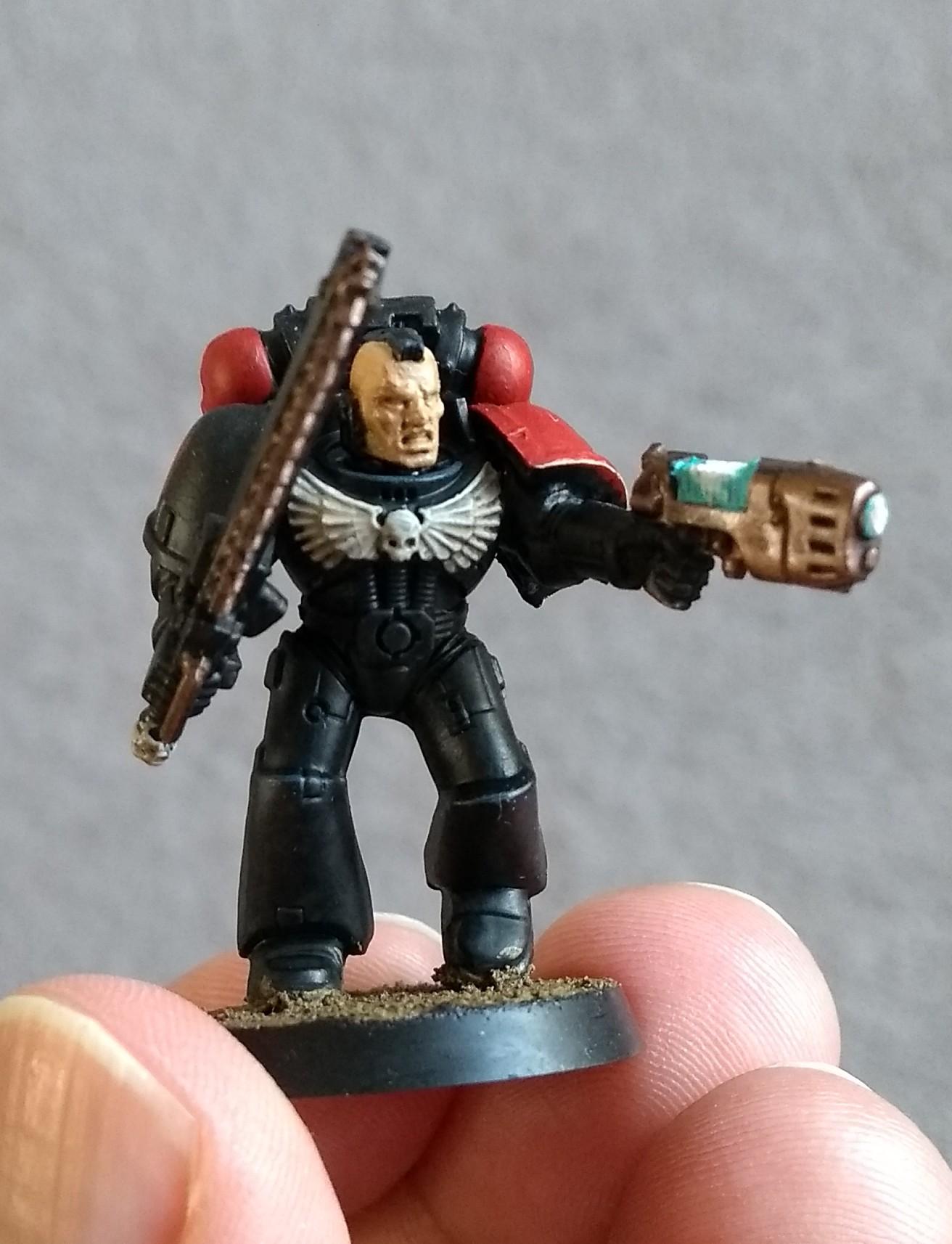 Assault Marine with Plasma Pistol and Chainsword