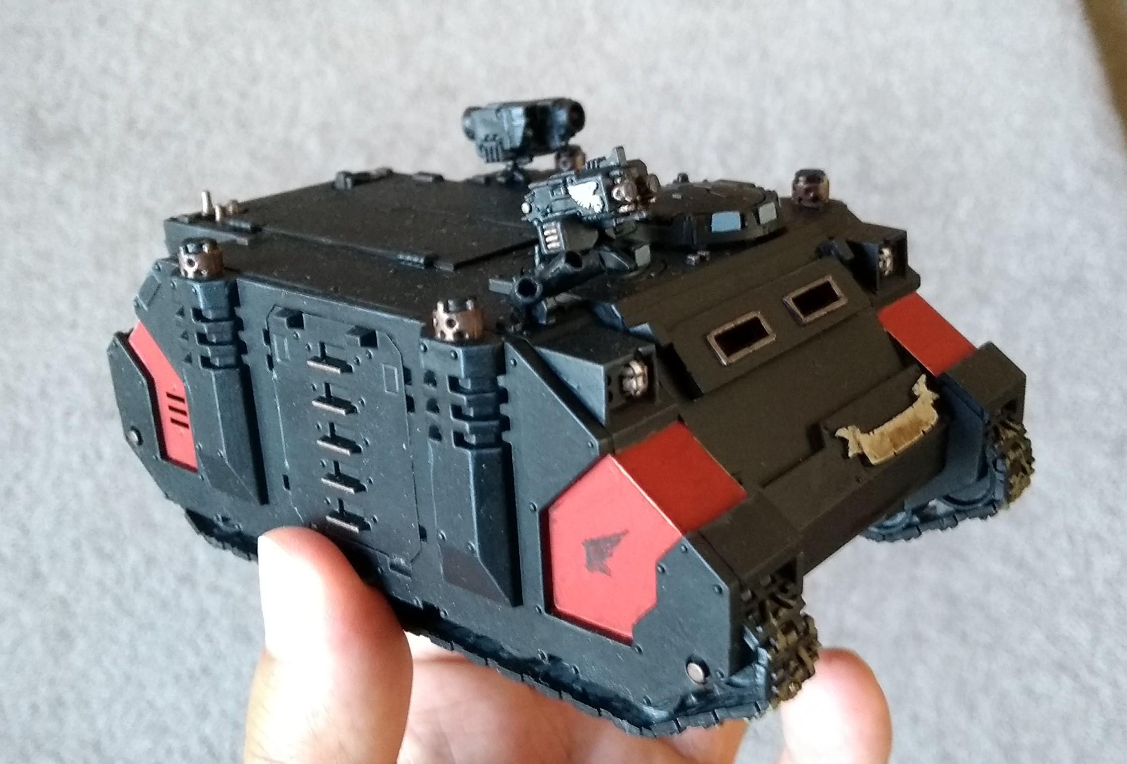 Completed Rhino front 3/4 view