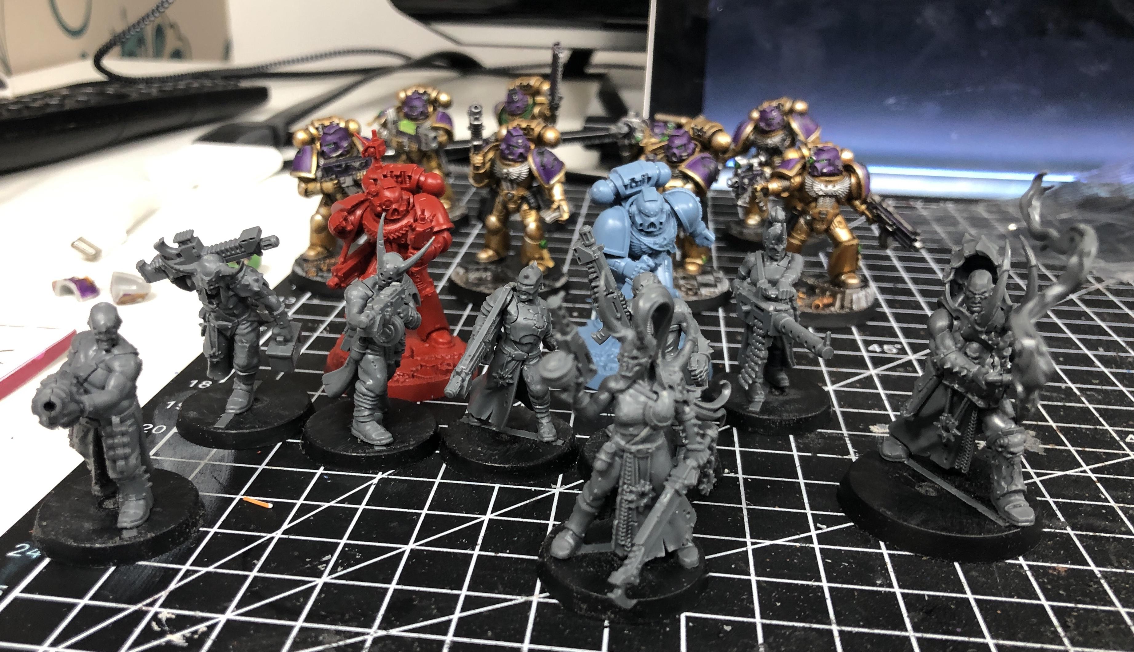 Blackstone Fortress, Cultists Of The Abyss, Escalation, Warhammer 40,000, Warhammer Quest, Work In Progress