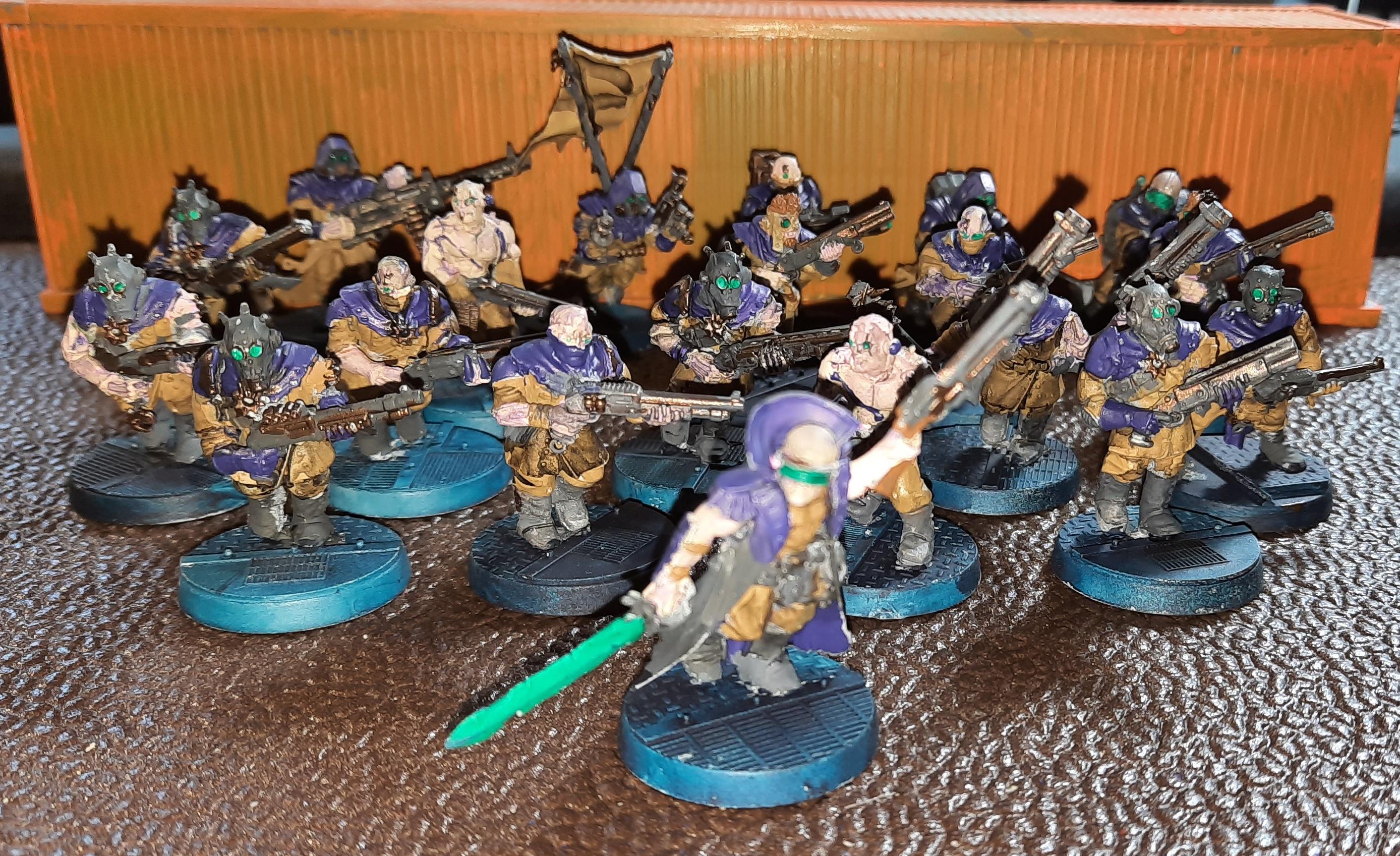 Chaos, Cult, Genestealer Cult, Neophite, Shotgun