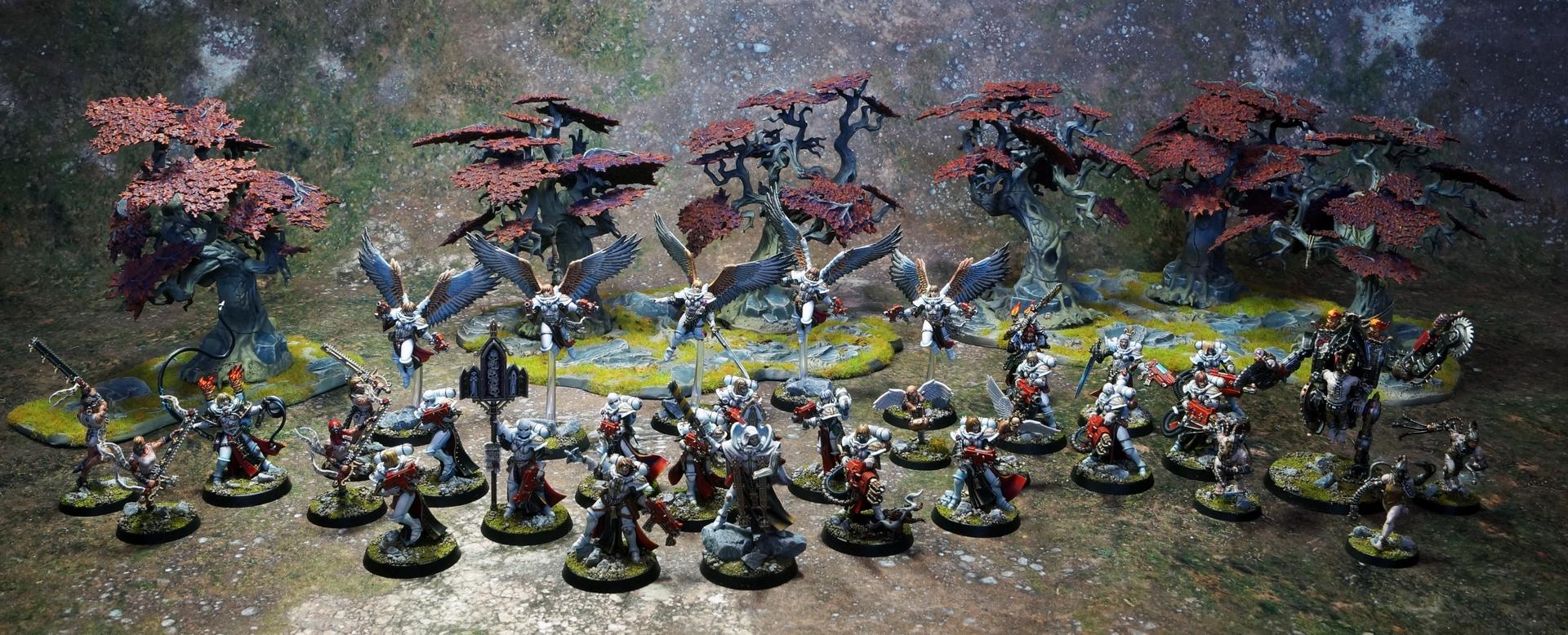 Adepta Sororitas, Army, Battle Box, New40k, Order Of The Sacred Rose, Sisters Of Battle, Warhammer 40,000