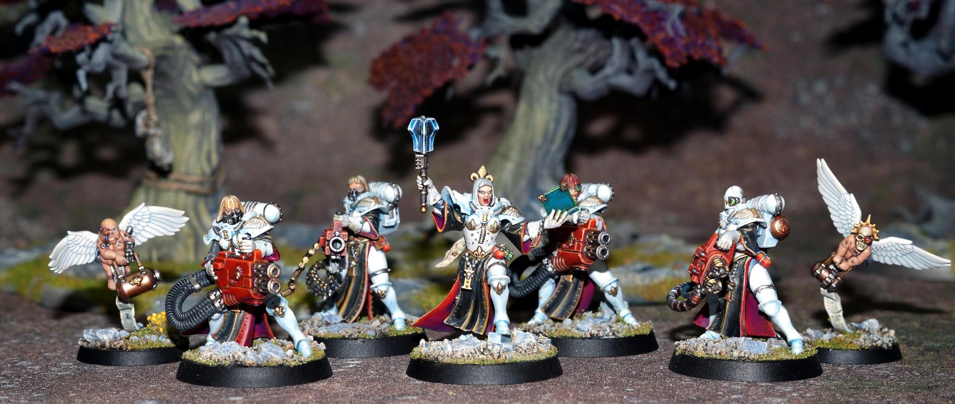 Adepta Sororitas, Magnet, New40k, Order Of The Sacred Rose, Sisters Of Battle, Warhammer 40,000