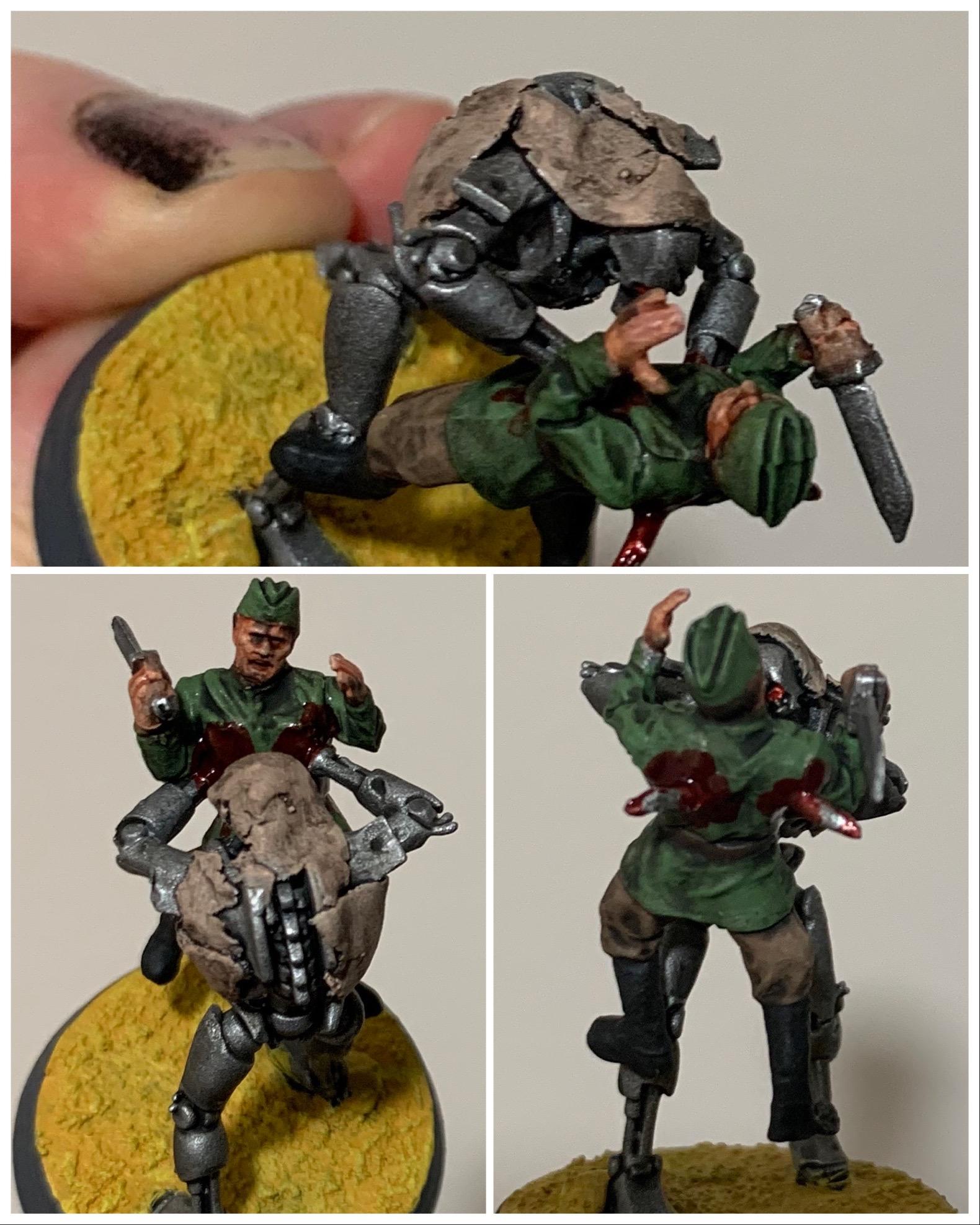 Duel, Flayed Ones, Imperial Guard, Necrons