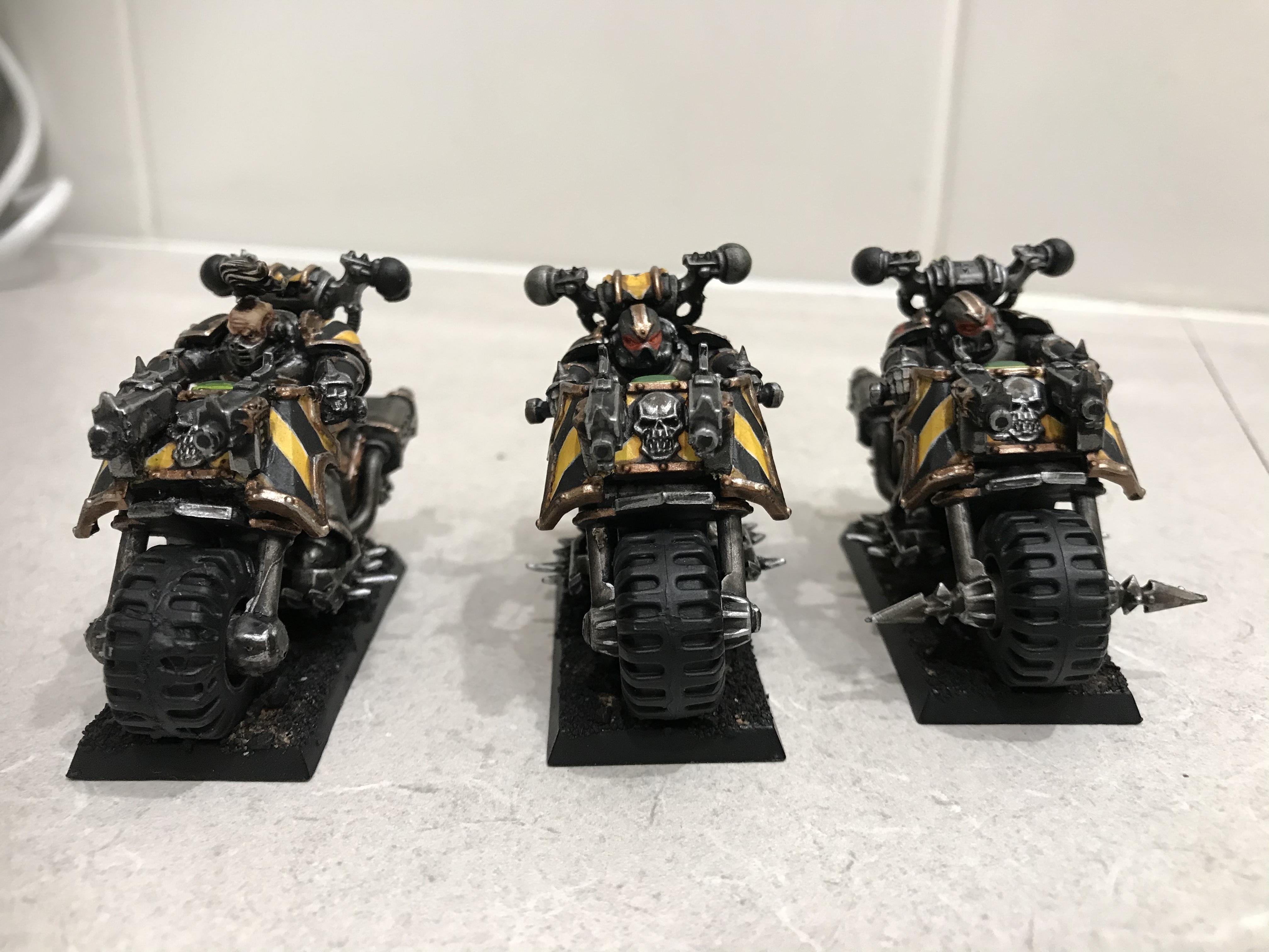 Chaos Bikers, Iron Warriors, Work In Progress - WiP Iron Warriors CSM ...