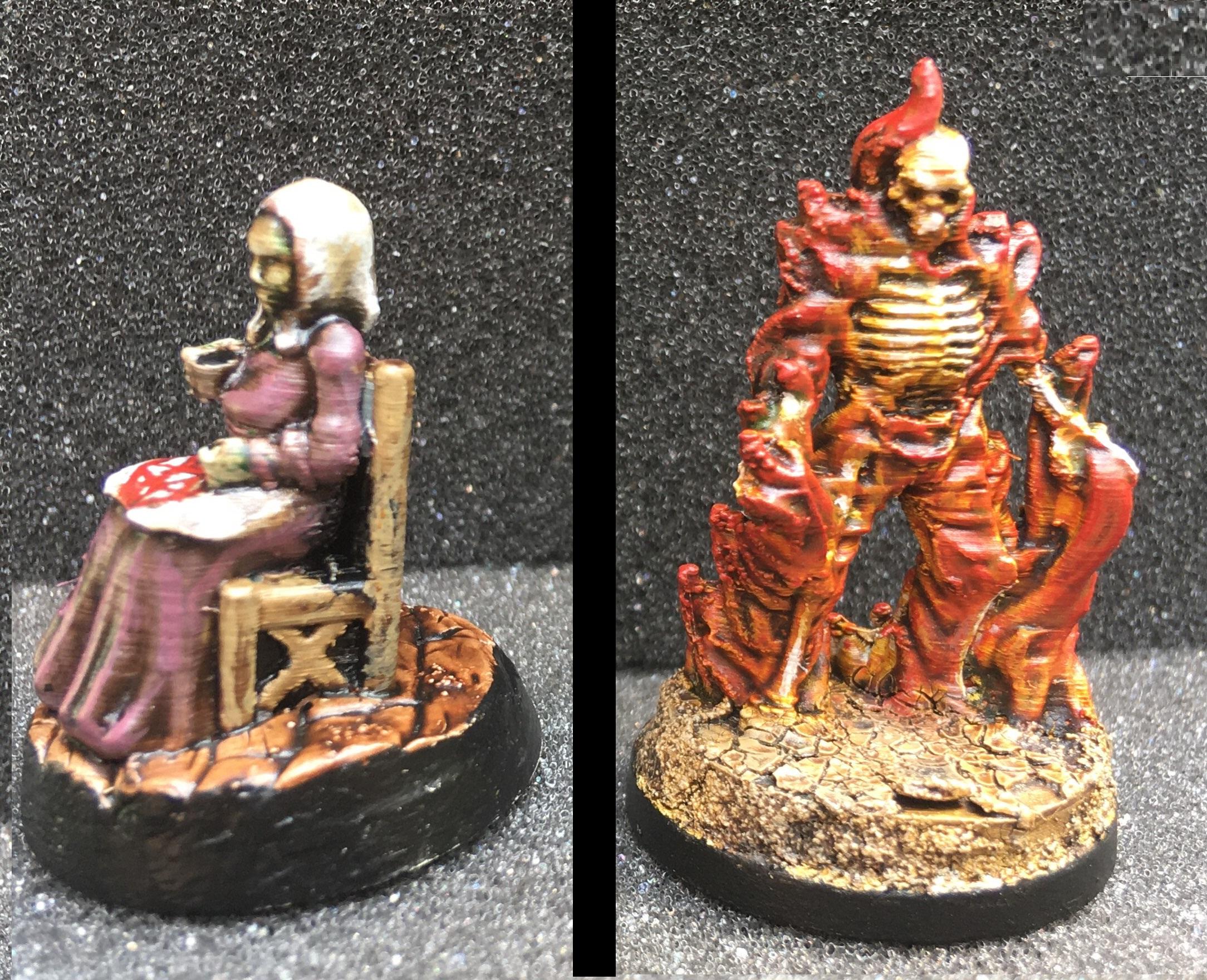 3d Print, Cowboy, Draculas America, Ghost, Grannie, Pentagram, Satan, Skeletons, Western