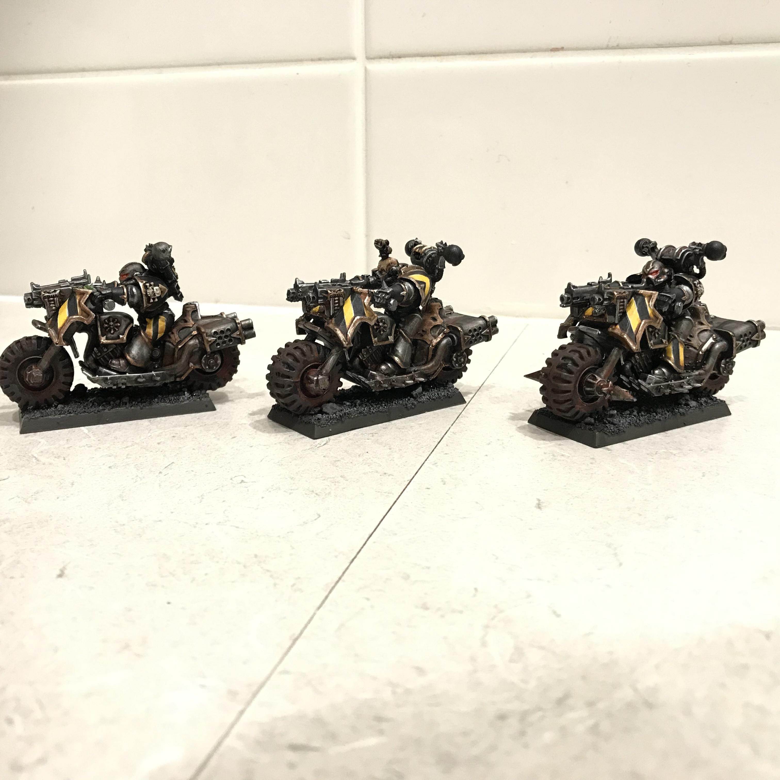 Bike, Chaos, Chaos Space Marines, Iron Warriors - Iron Warrior Bikers ...