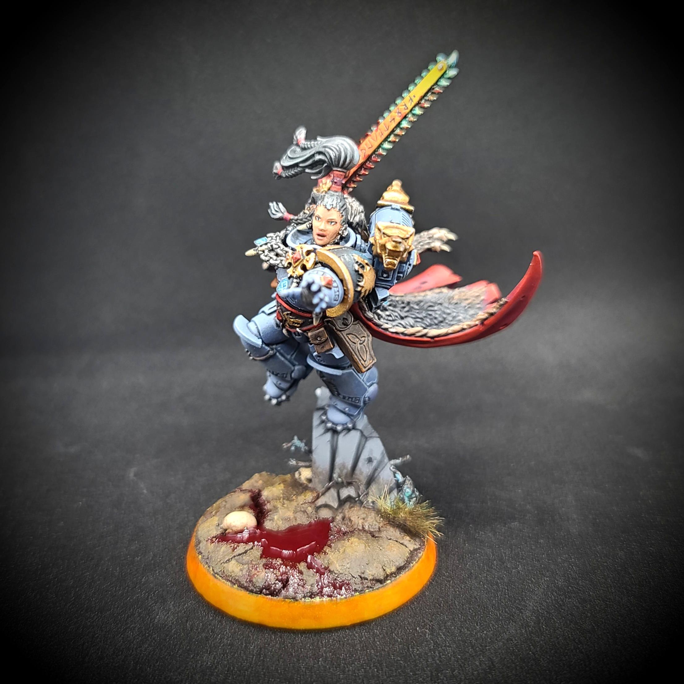 Female, Female Ragnar, Female Space Wolf, Prophecy Of The Wolf, Ragnar, Ragnar Blackmane, Space Wolves
