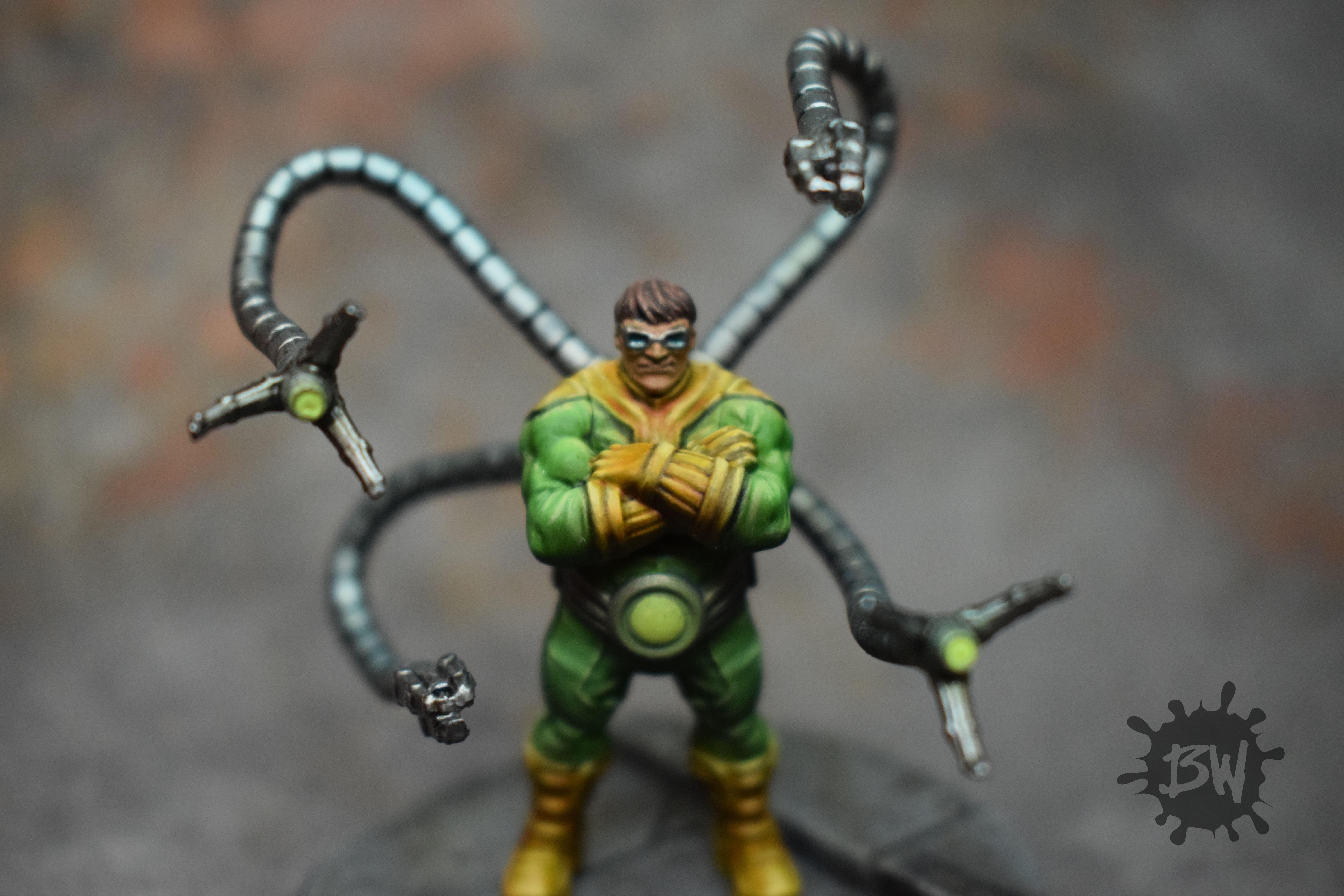 Amg, Atomic Mass Games, Bw, Doctor Octopus, Marvel, Marvel Crisis Protocol