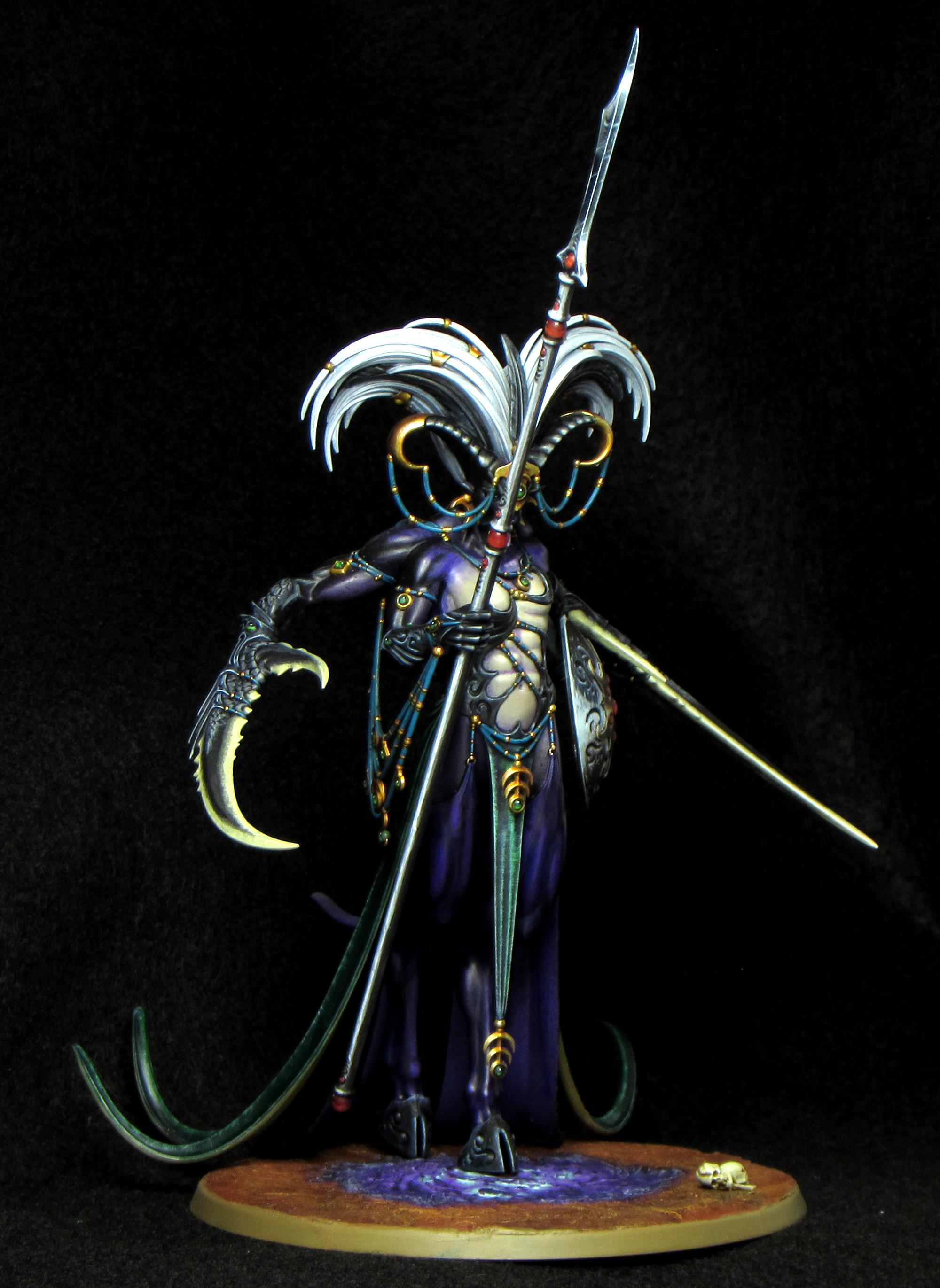 Chaos, Daemons, Greater Daemon, Non-Metallic Metal, Slaanesh