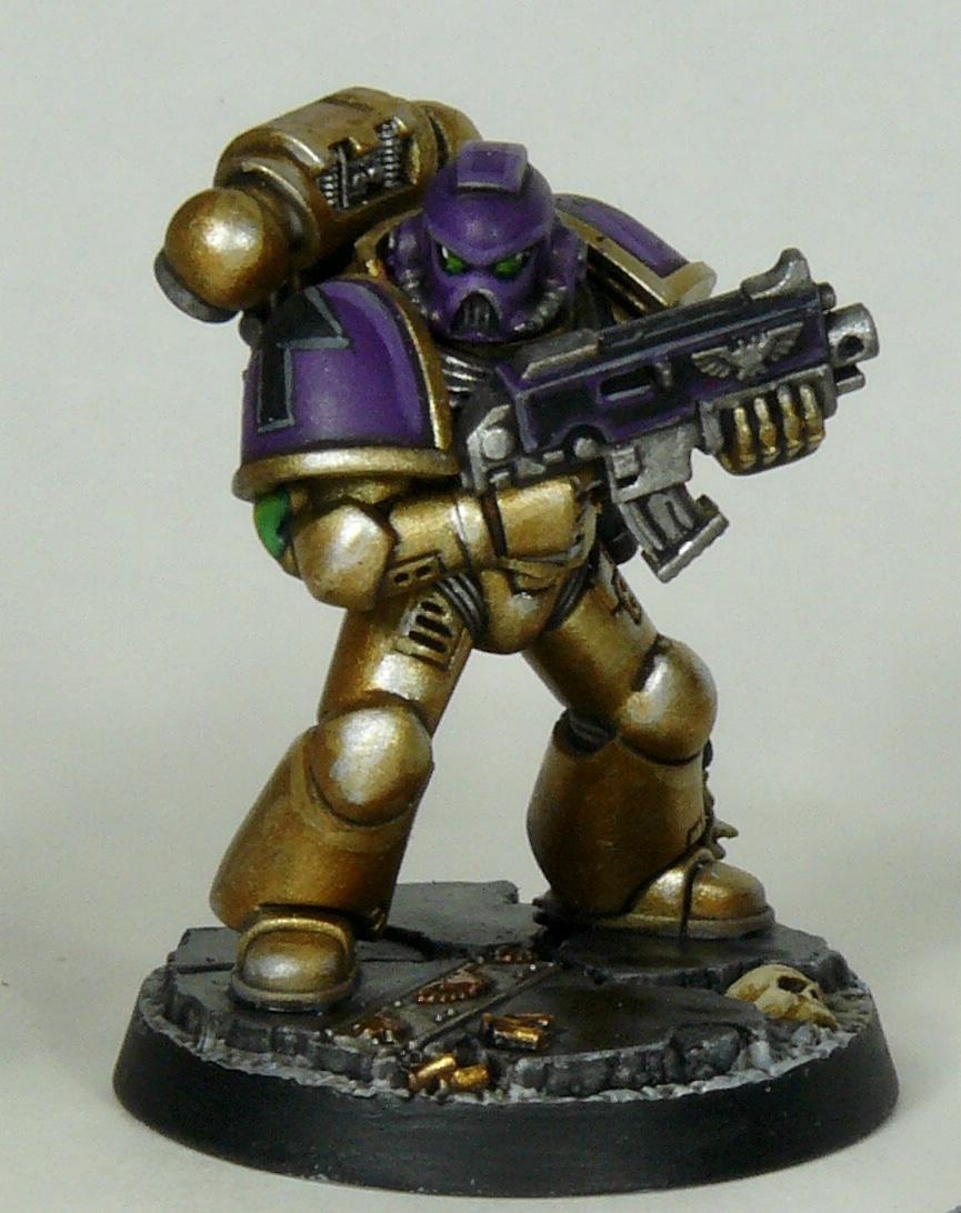 Brother Castor, Series 1, Space Marine Heroes, Space Marines, Tactical Squad, Void Panthers, Warhammer 40,000