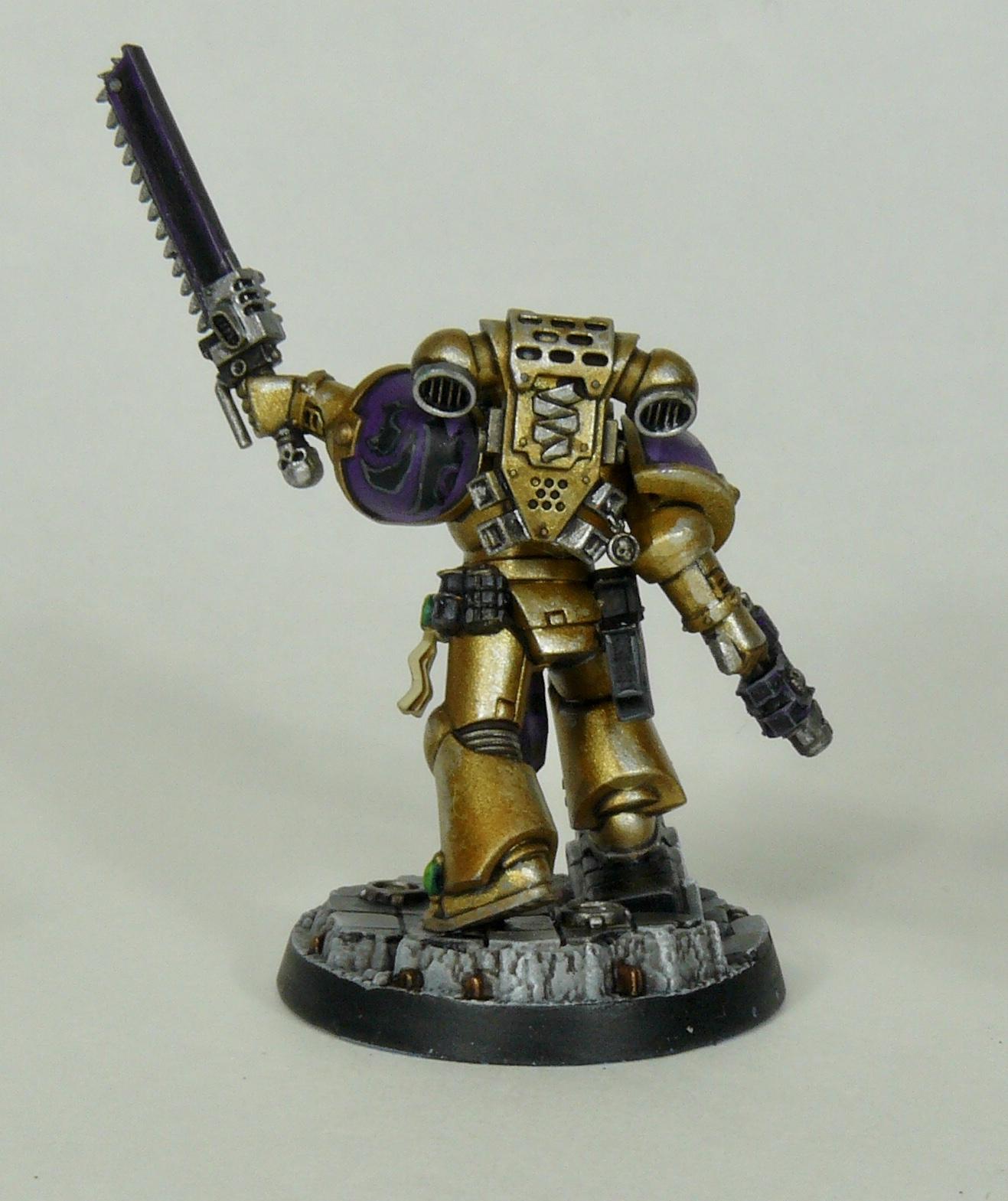 Brother Sergeant Sevastus, Series 1, Space Marine Heroes, Space Marines, Tactical Squad, Void Panthers, Warhammer 40,000
