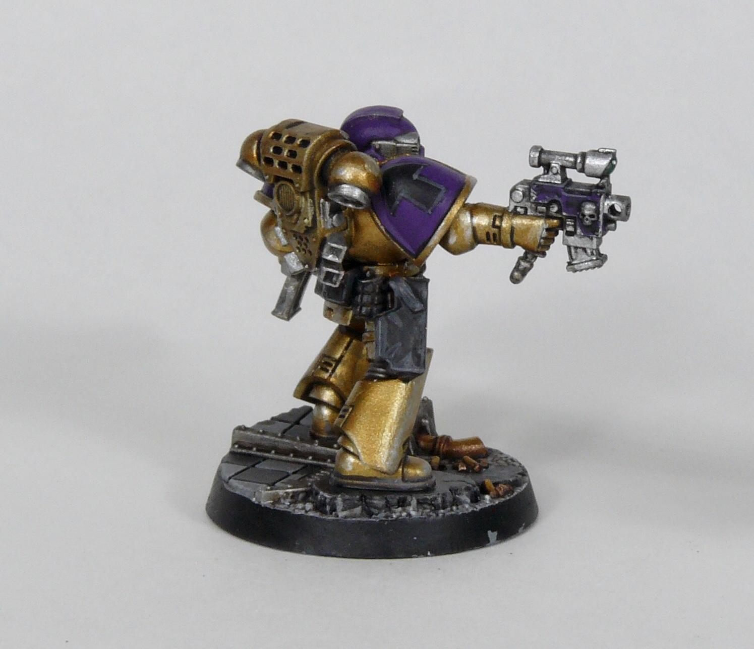 Brother Garus, Series 1, Space Marine Heroes, Space Marines, Tactical Squad, Void Panthers, Warhammer 40,000