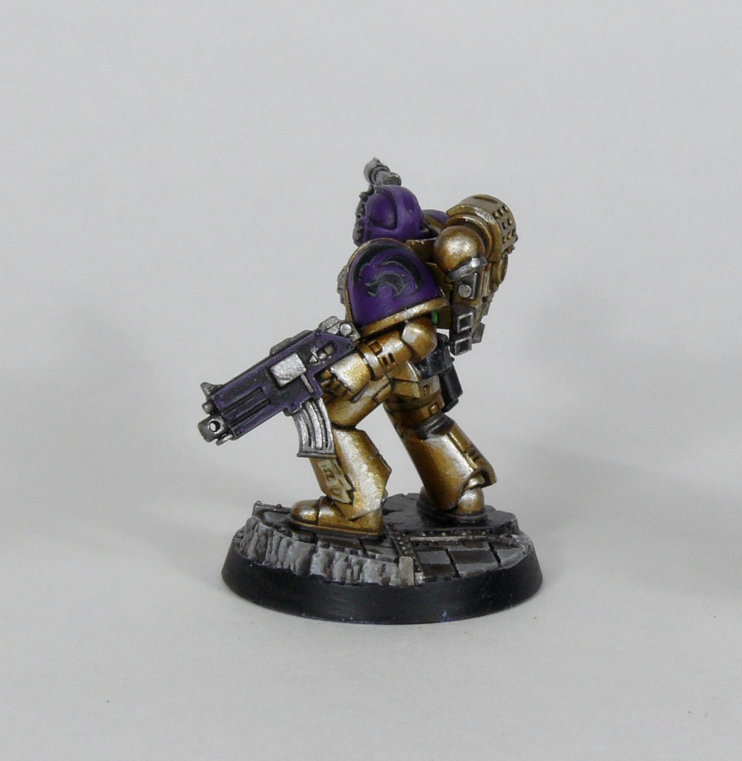 Brother Garus, Series 1, Space Marine Heroes, Space Marines, Tactical Squad, Void Panthers, Warhammer 40,000