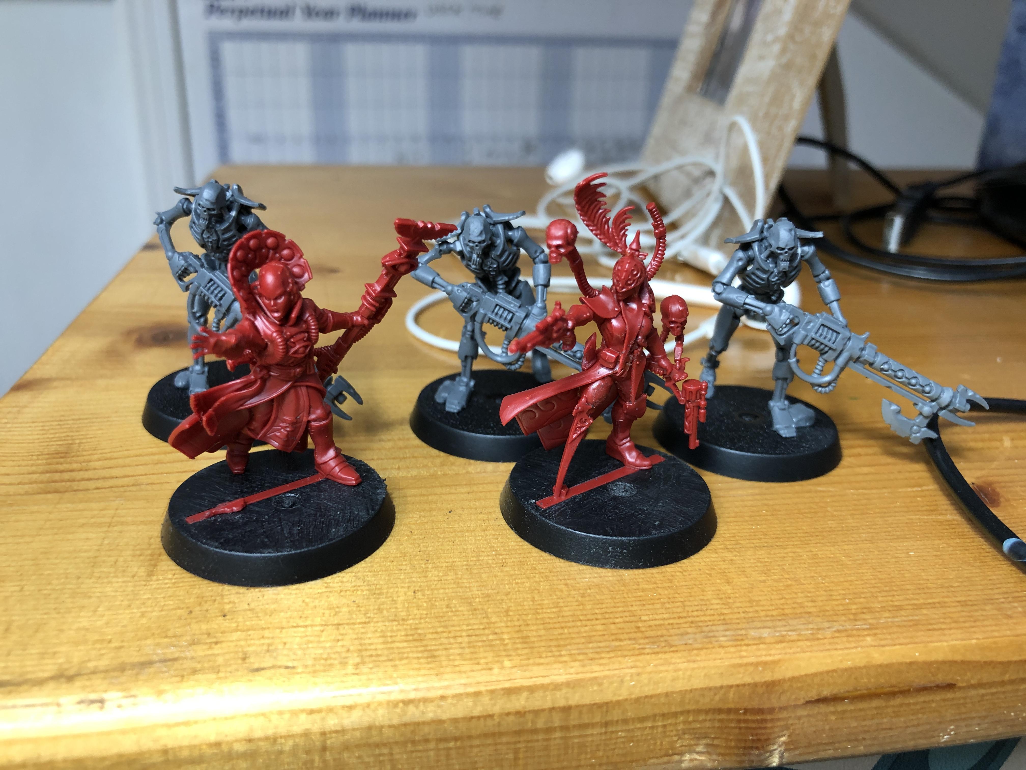 Adventurers, Blackstone Fortress, Necrons, Warhammer 40,000, Warhammer Quest, Warriors, Work In Progress