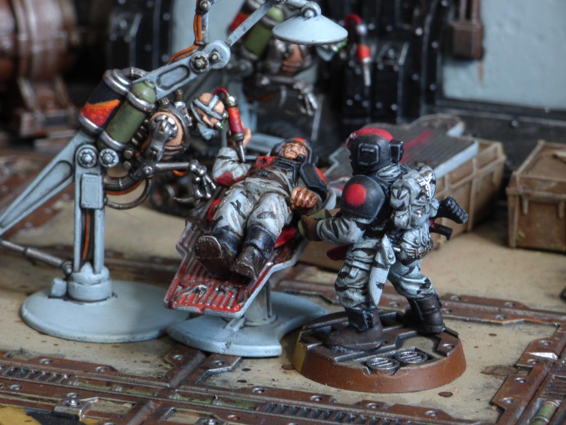 8th, Astra, Guard, Hospital, Imperial, Injured, Injury, Medic, Medicae, Militarum, Necromundian, Spiders, Zone Mortalis