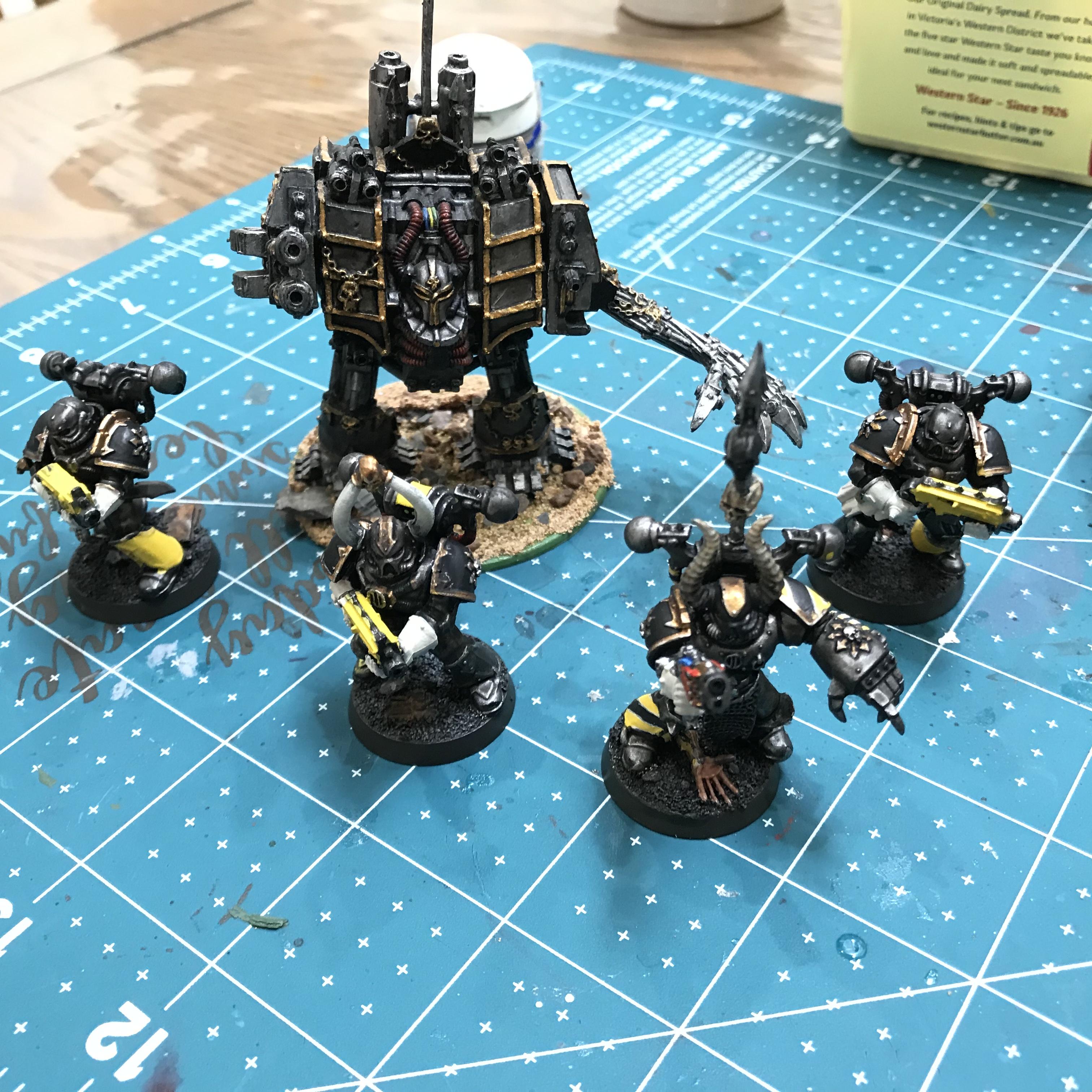 Chaos Space Marines, Helbrute, Iron Warriors, Work In Progress