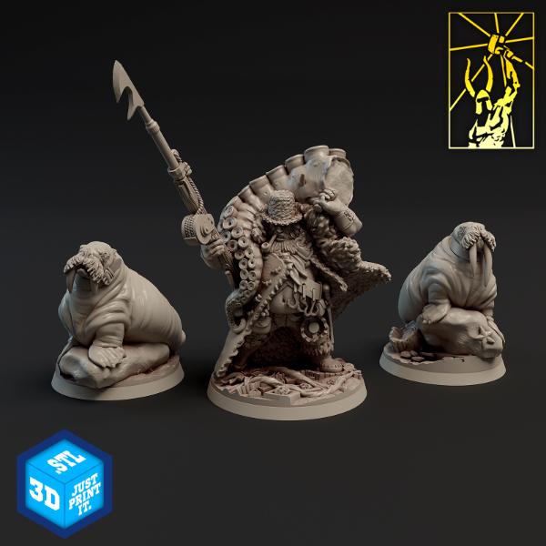 3D Printable October Release - Titan Forge Miniatures - Vampire Hunters by  Titan Forge Miniatures