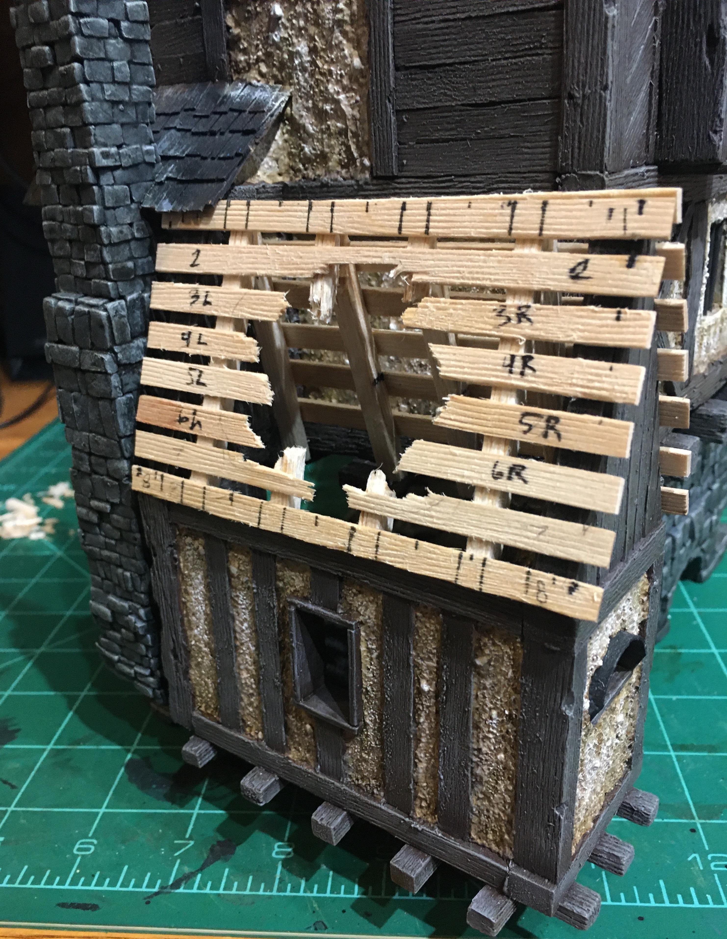Empire, House, Mordheim, Ruins, Scratch Build, Terrain, Warhammer Fantasy, Work In Progress