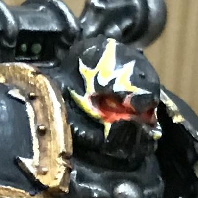 Chaos Space Marines, Freehand, Iron Warriors, Work In Progress