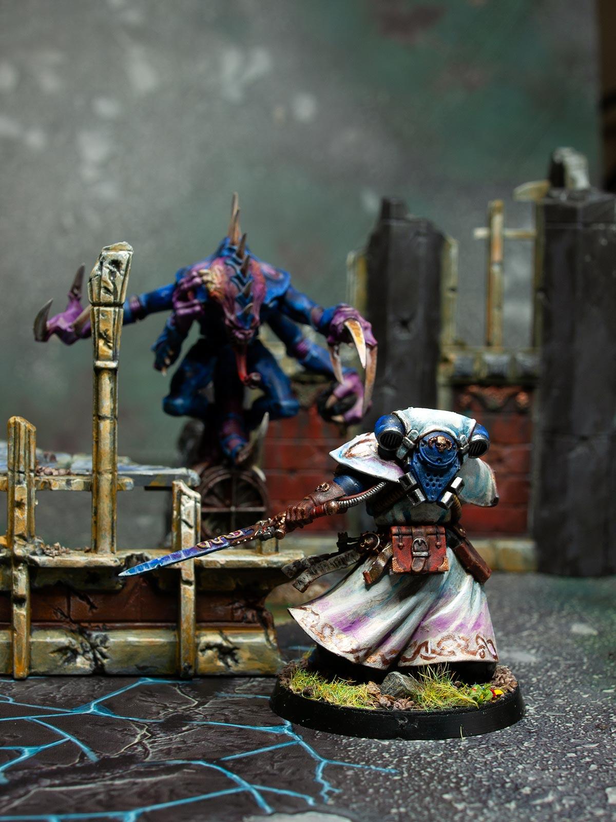 Genestealer Cult, Gsc, Librarian, Patriarch, Phobos, Space Marines