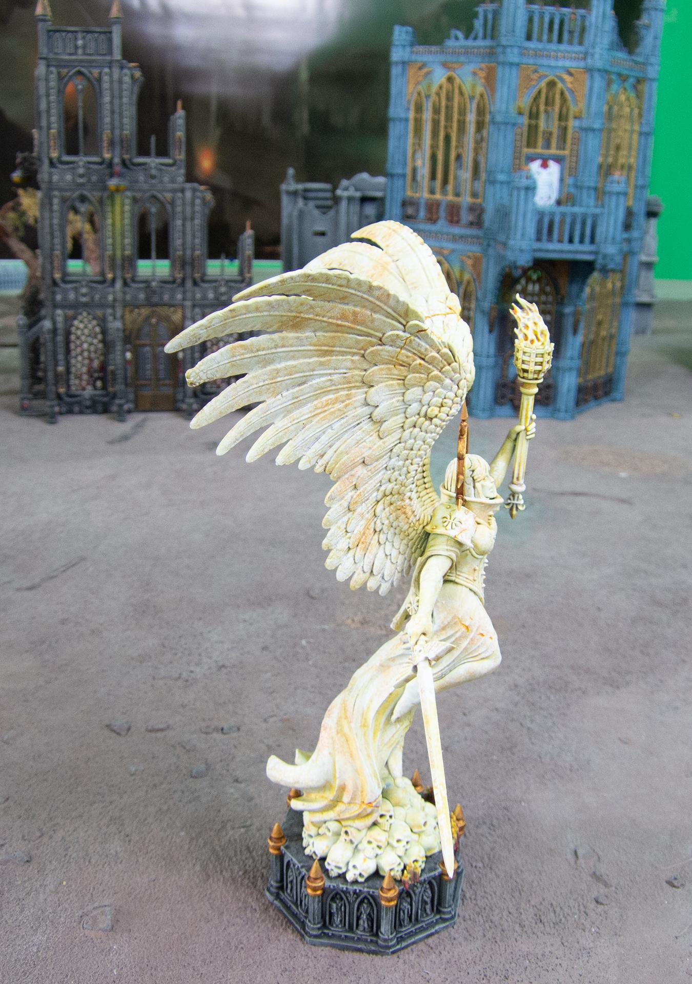Airbrush, Battle Sanctum, Buildings, Celestine, Marble, Sanctum, Sisters Of Battle, Sororitas, Statue, Terrain
