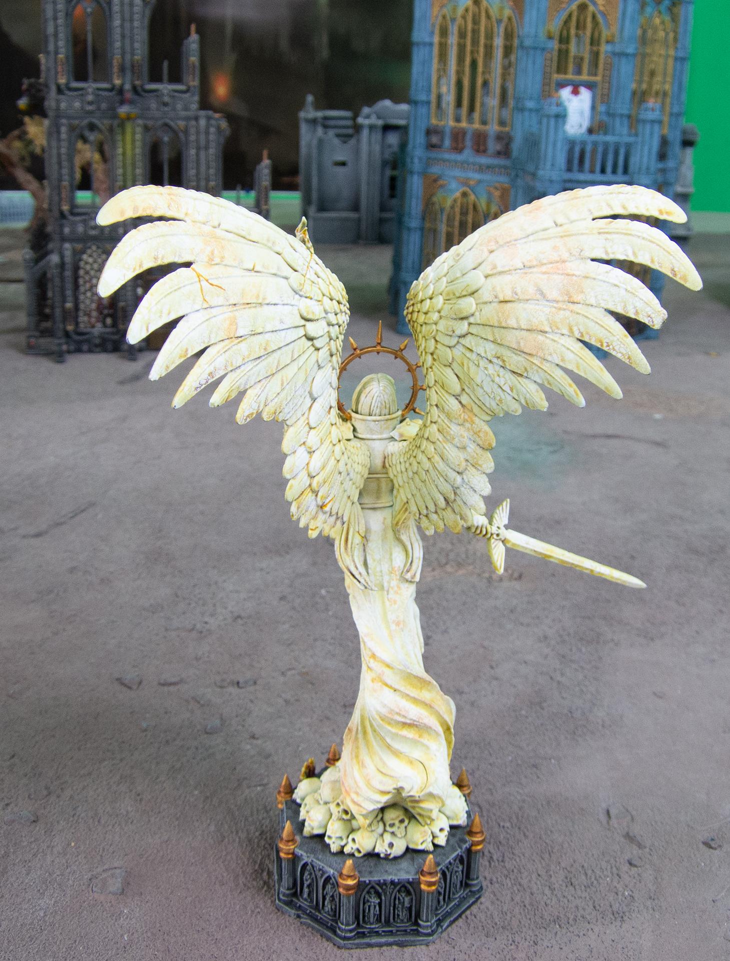 Airbrush, Battle Sanctum, Buildings, Celestine, Marble, Sanctum, Sisters Of Battle, Sororitas, Statue, Terrain