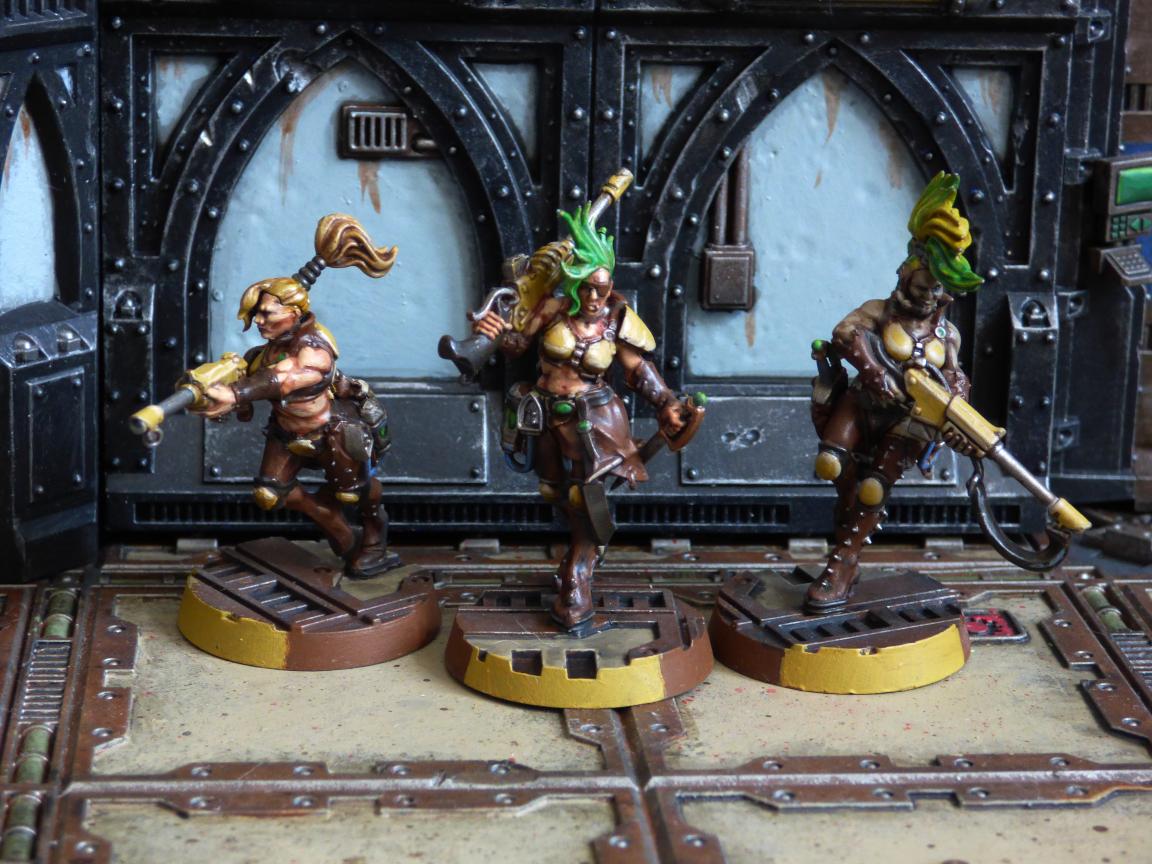 Escher, Ganger, Mortalis, N17, Necromunda, Underhive, Warhammer 40,000, Zone, Zone Mortalis