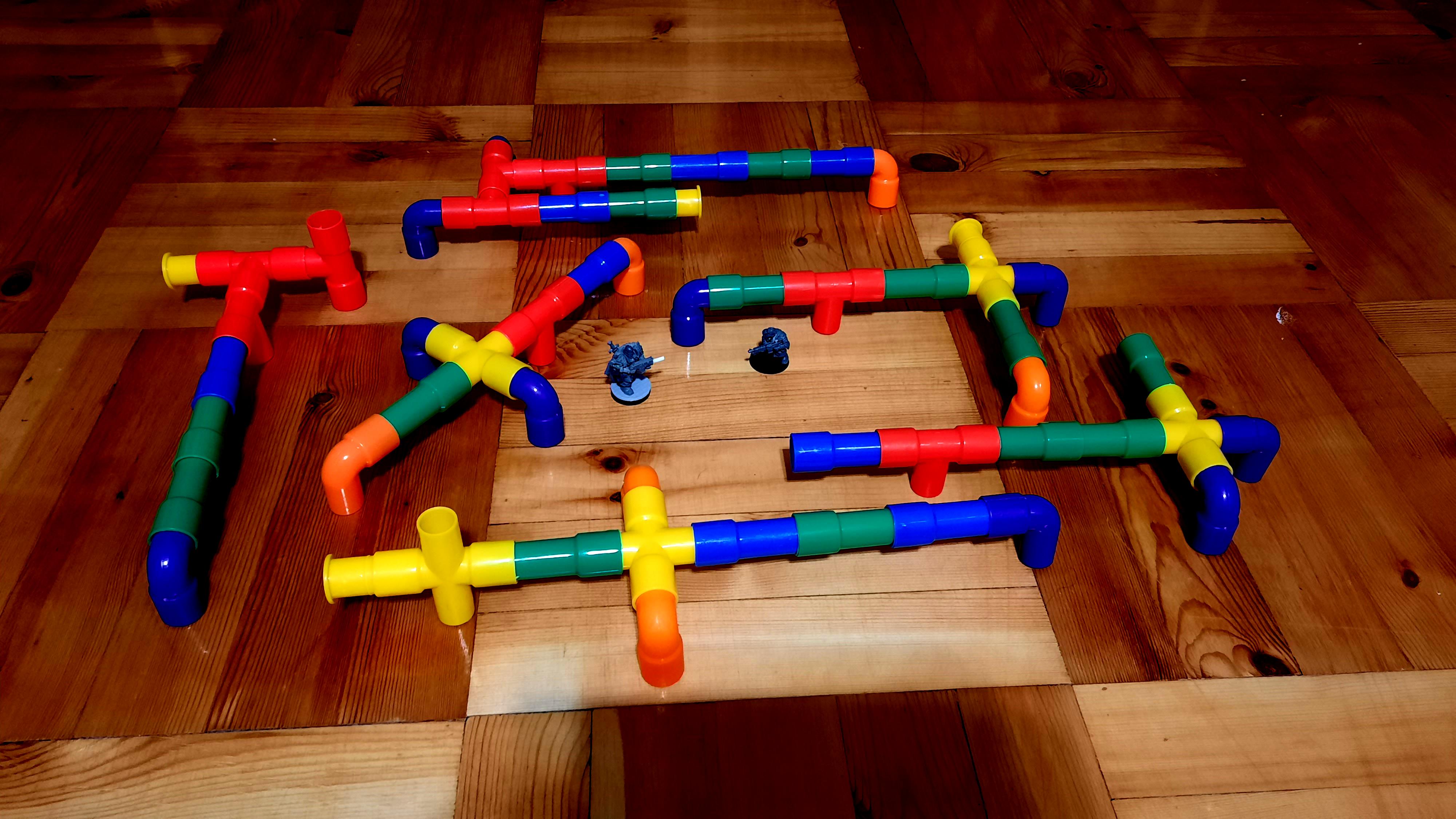 Industrial, Pipes, Terrain, Toy