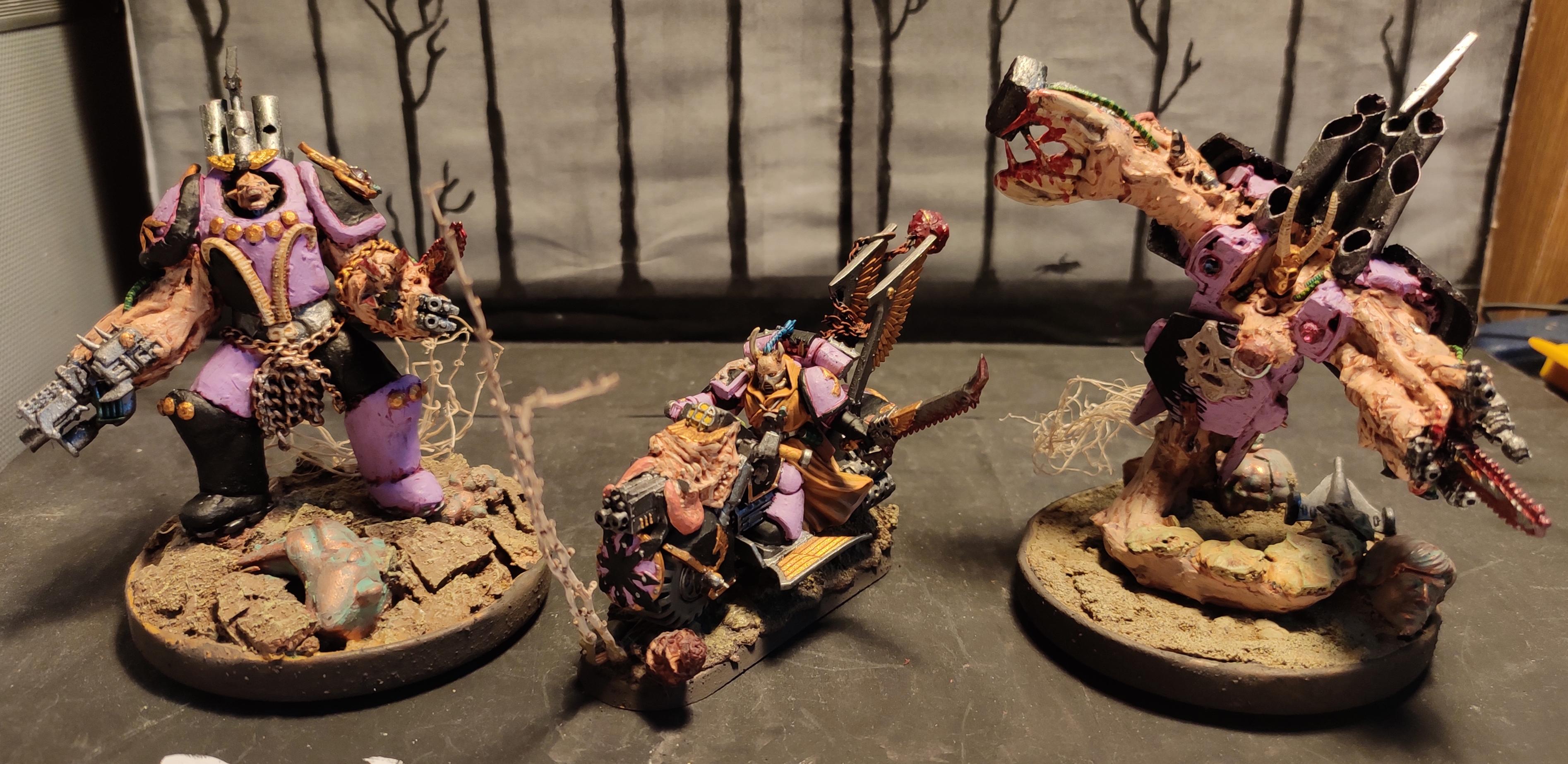 Chaos, Chaos Space Marines, Conversion, Emperor's Children, Fast Attack, Flayed Face, Heavy Support, Heresy, Heretic Astartes, Noise Marines, Obliterators, Organ, Perfection Or Death, Scratch Build, Sculpting, Serpent, Slaanesh, Sonic Blaster, Traitor Legions, Warhammer 40,000, Winged
