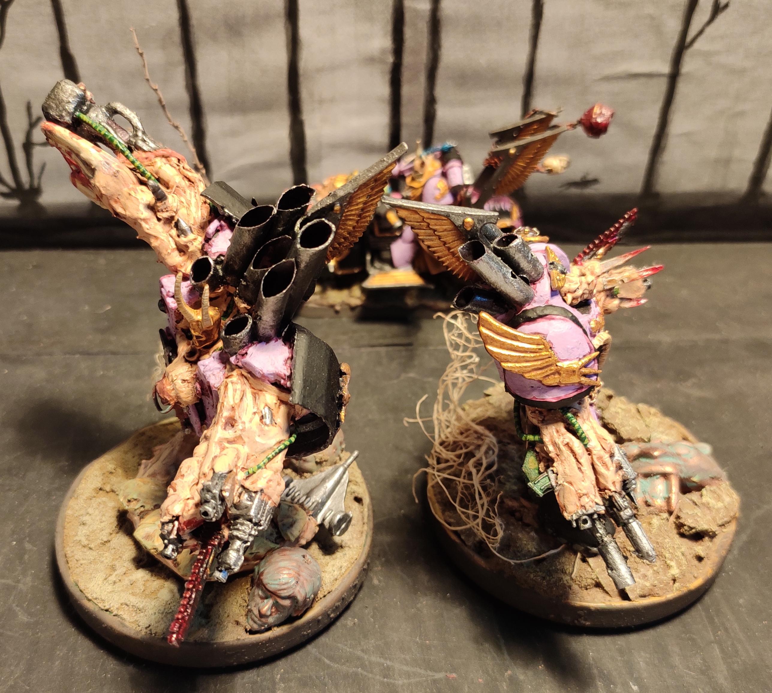 Breast, Chaos, Chaos Space Marines, Conversion, Emperor's Children, Fast Attack, Heavy Support, Heresy, Heretic Astartes, Noise Marines, Obliterators, Organ, Perfection Or Death, Scratch Build, Sculpting, Serpent, Slaanesh, Sonic Blaster, Tehnolog, Traitor Legions, Warhammer 40,000, Winged