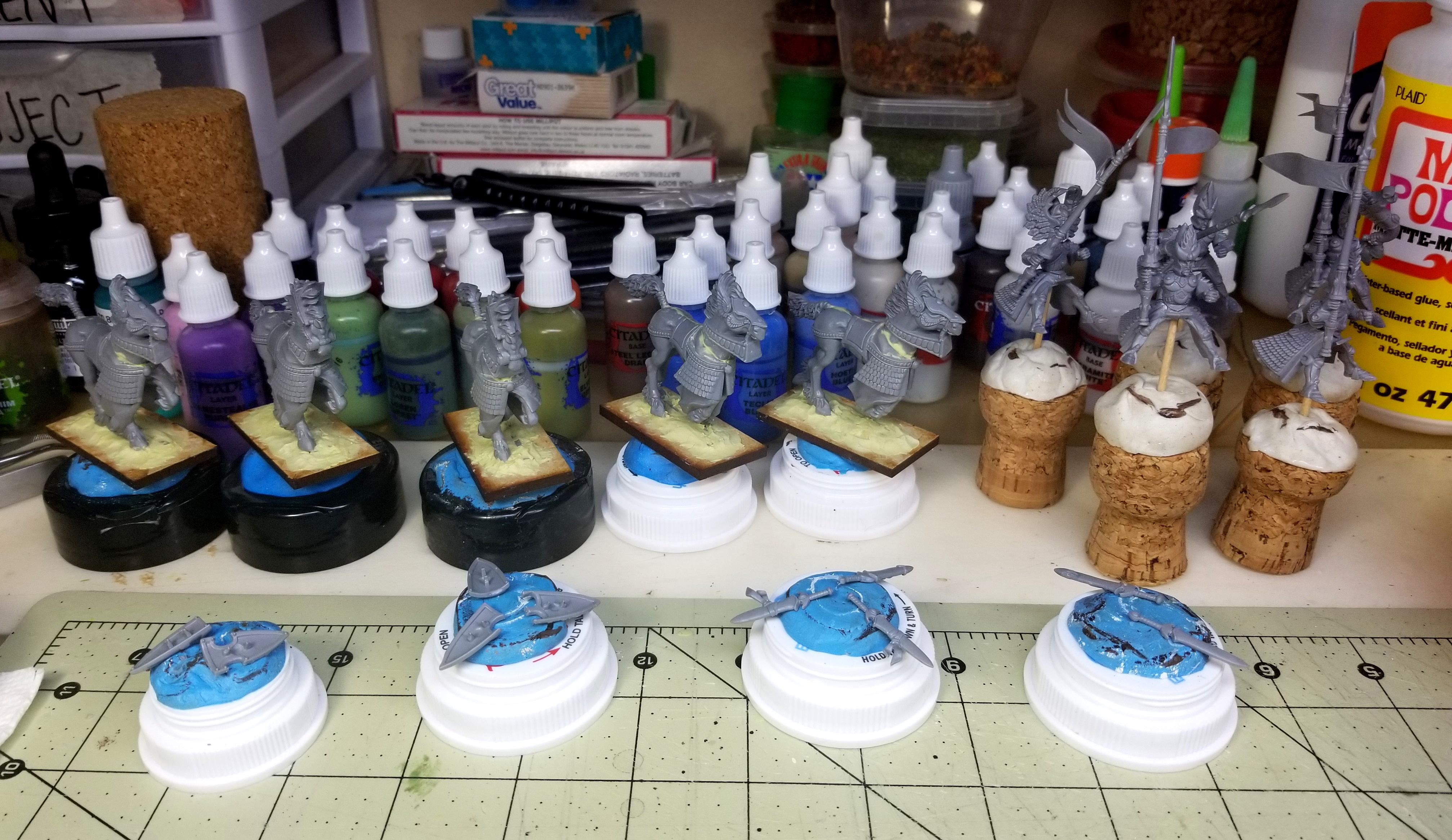 High Elves, Silver Helms, Work In Progress
