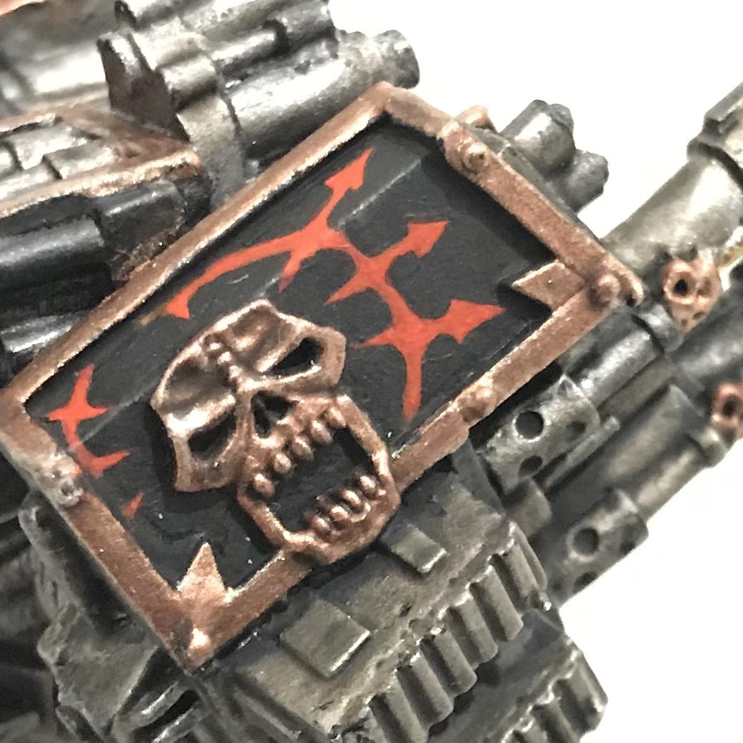 Freehand, Iron Warriors, Shoulder Pads, Work In Progress