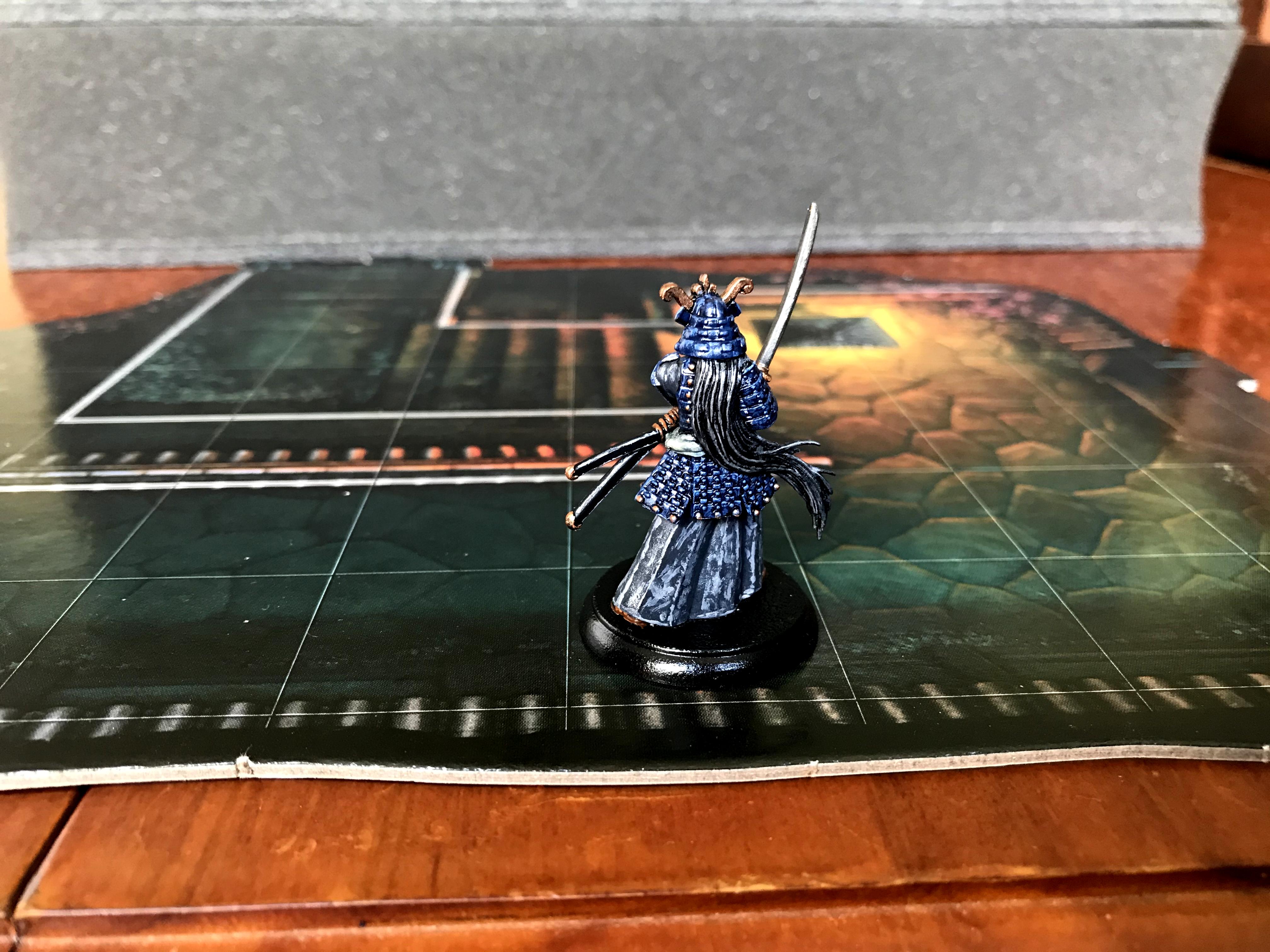 Samurai Warrior Female Back