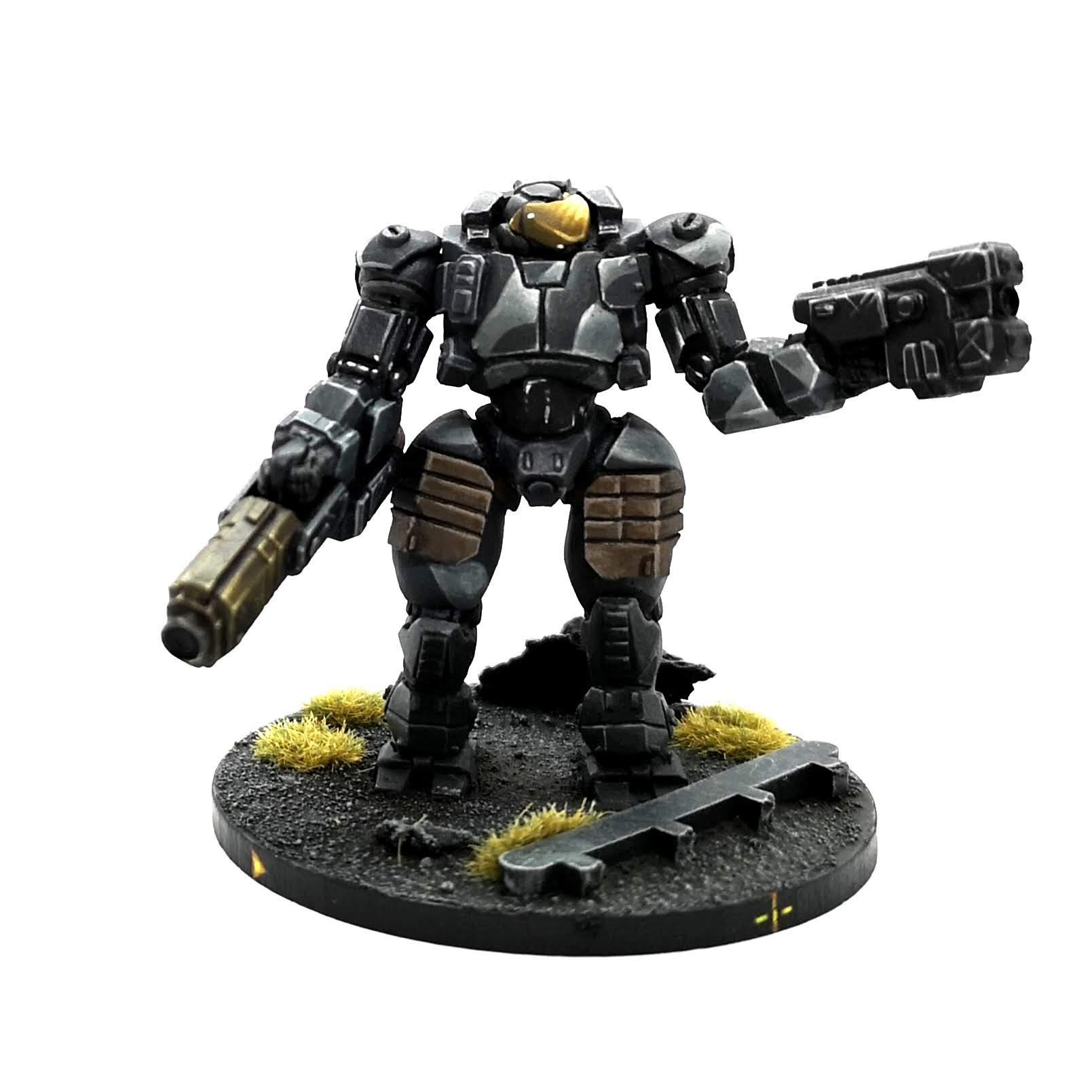 Battlesuit, Dark Millennium, Horizon Wars, Mech, Millennium, Necromunda, Precinct Omega, Precinctomega, Red, Satria, Van Saar, Vansaar, Zandrisiv, Zero Dark