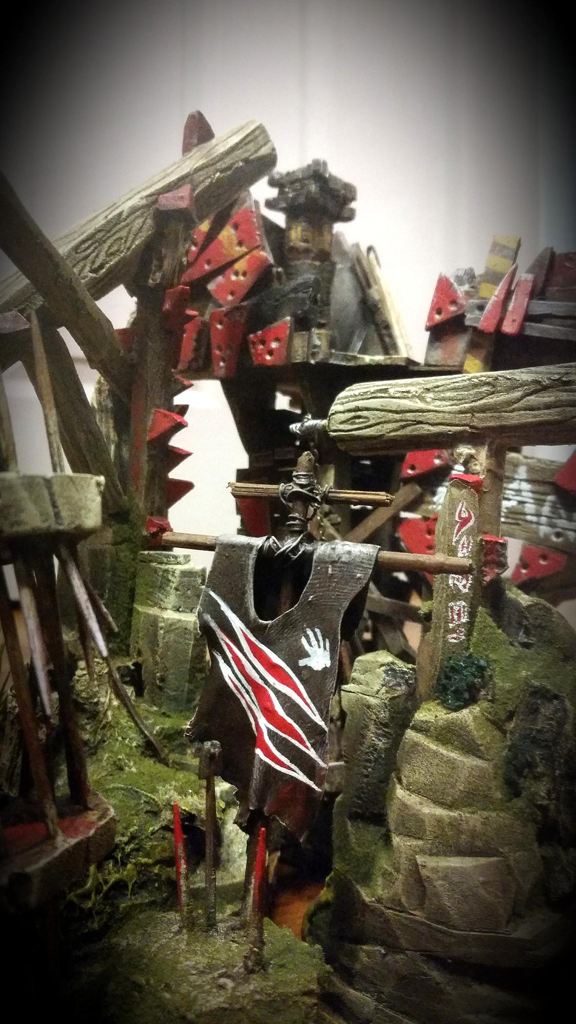 Buildings, Camp, Orc Diorama, Orcs, Orcs Terrain, Orks, Terrain, Urku ...