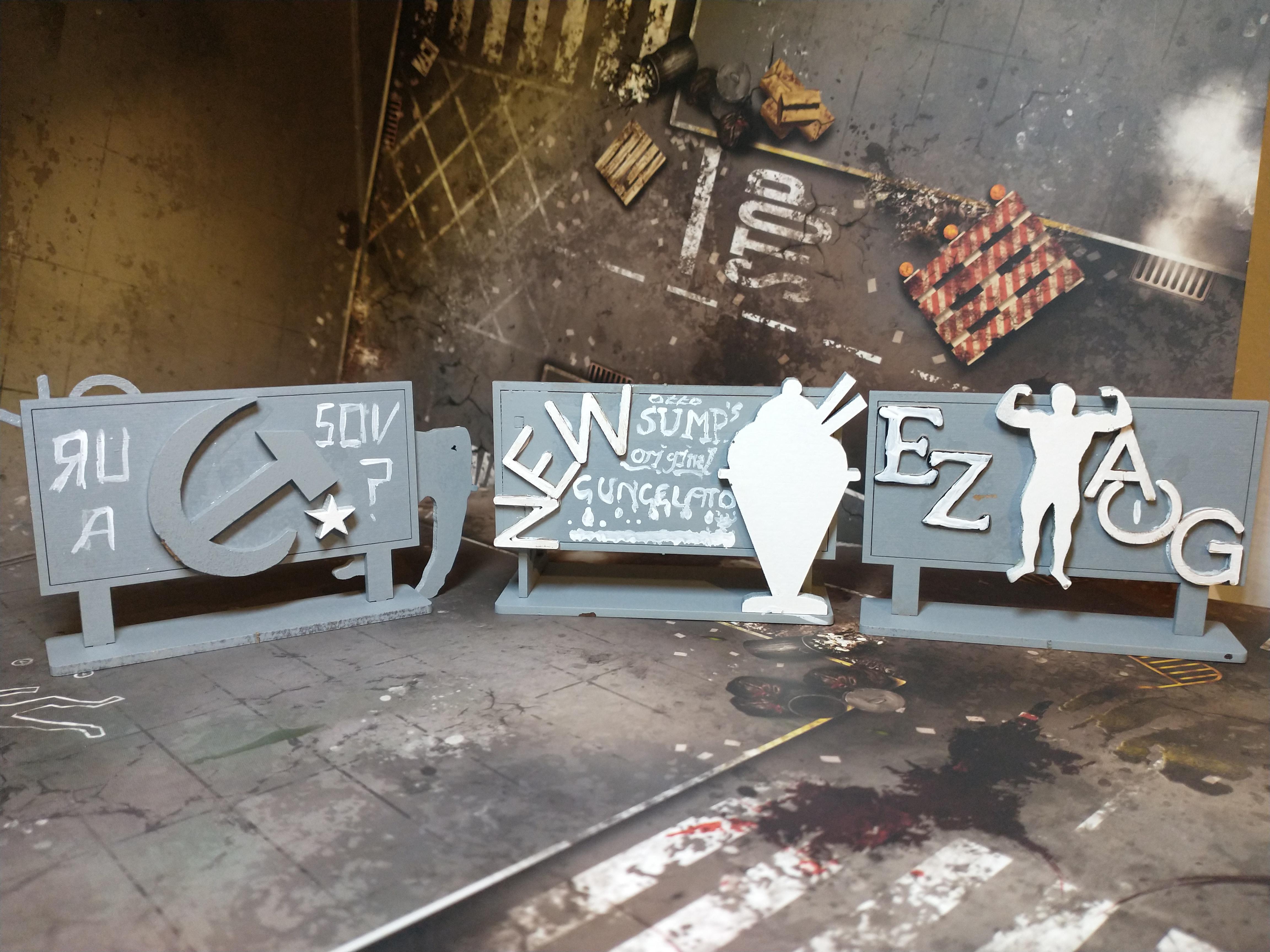 Mega city signs side b