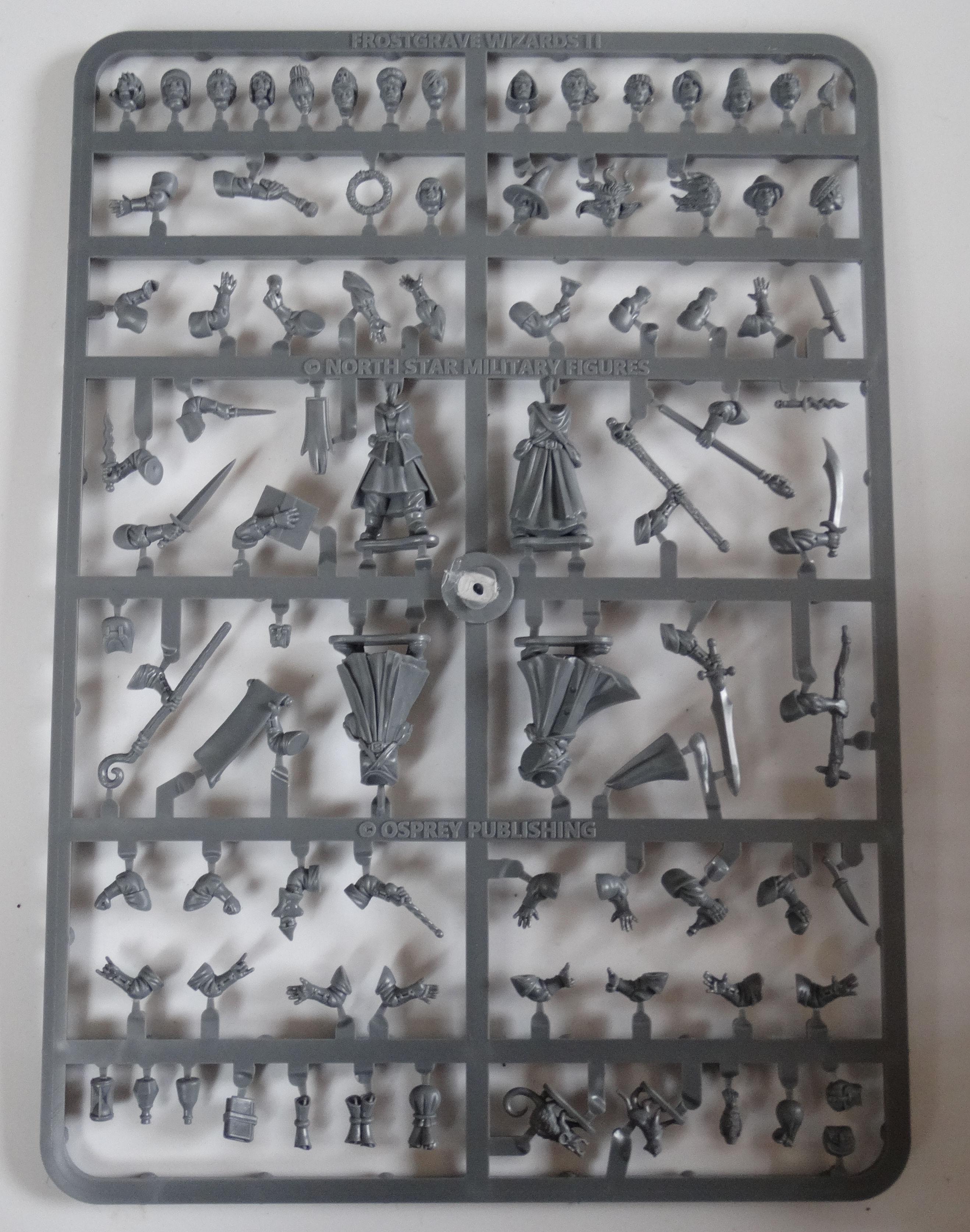 Female, Frostgrave, Plastic, Sprue, Witch, Wizard