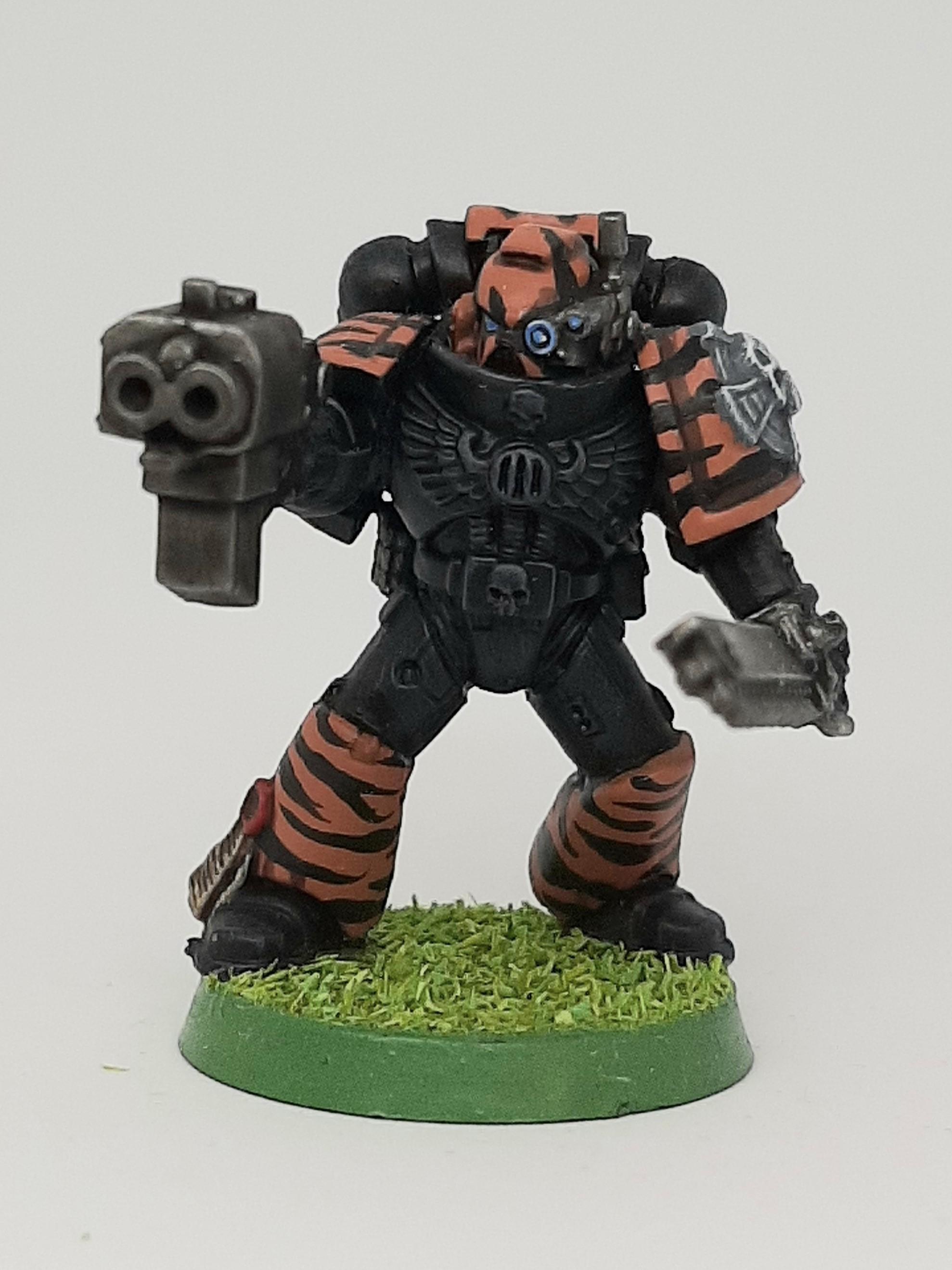 Adeptus, Astartes, Camouflage, Conversion, Custom, Fighting, Forest, Jungle, Kitbash, Space, Space Marines, Tigers, Veda