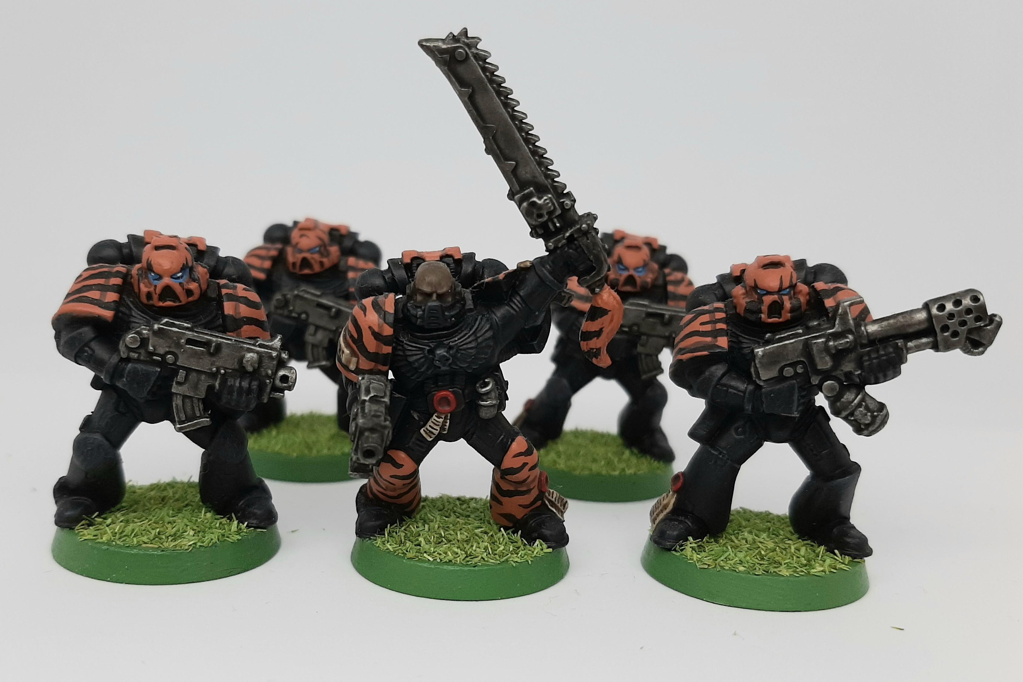 Adeptus, Astartes, Camouflage, Conversion, Custom, Fighting, Forest, Jungle, Kitbash, Space, Space Marines, Tigers, Veda